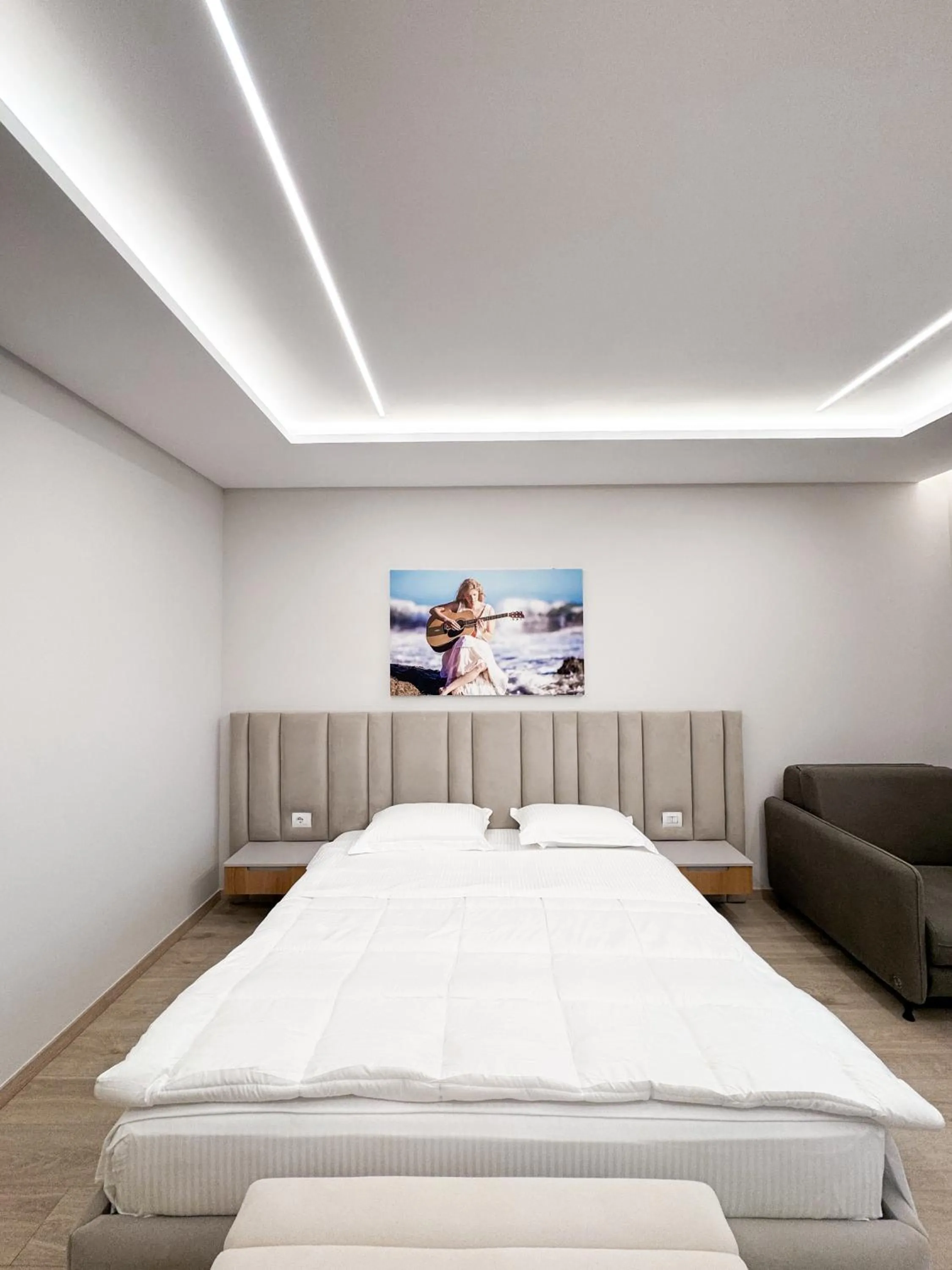 Bed in New Heaven Hotel
