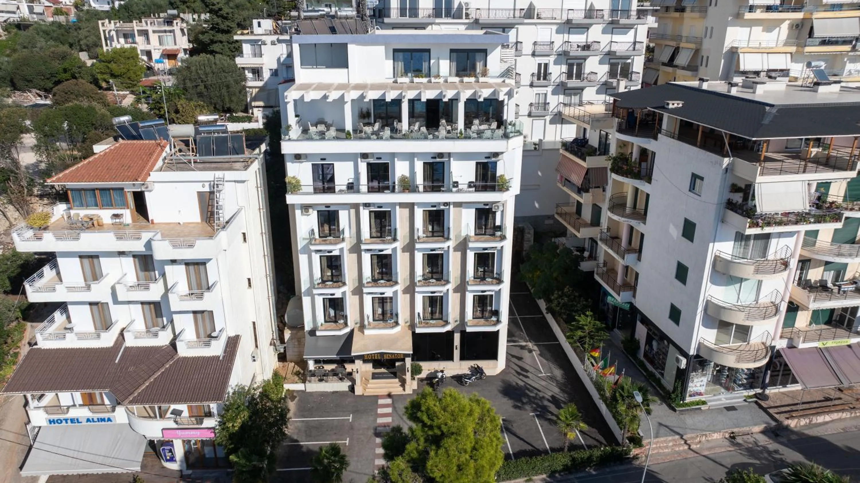 Bird's eye view in New Heaven Hotel