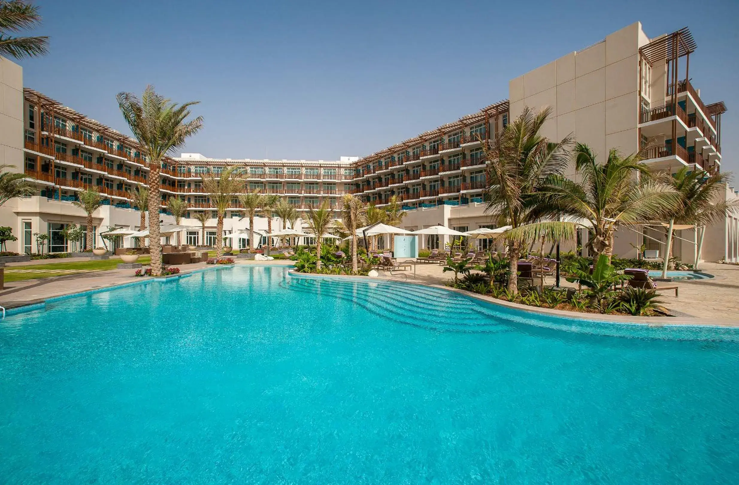 Swimming pool in Crowne Plaza Duqm by IHG Swimming pool in Crowne Plaza Duqm by IHG