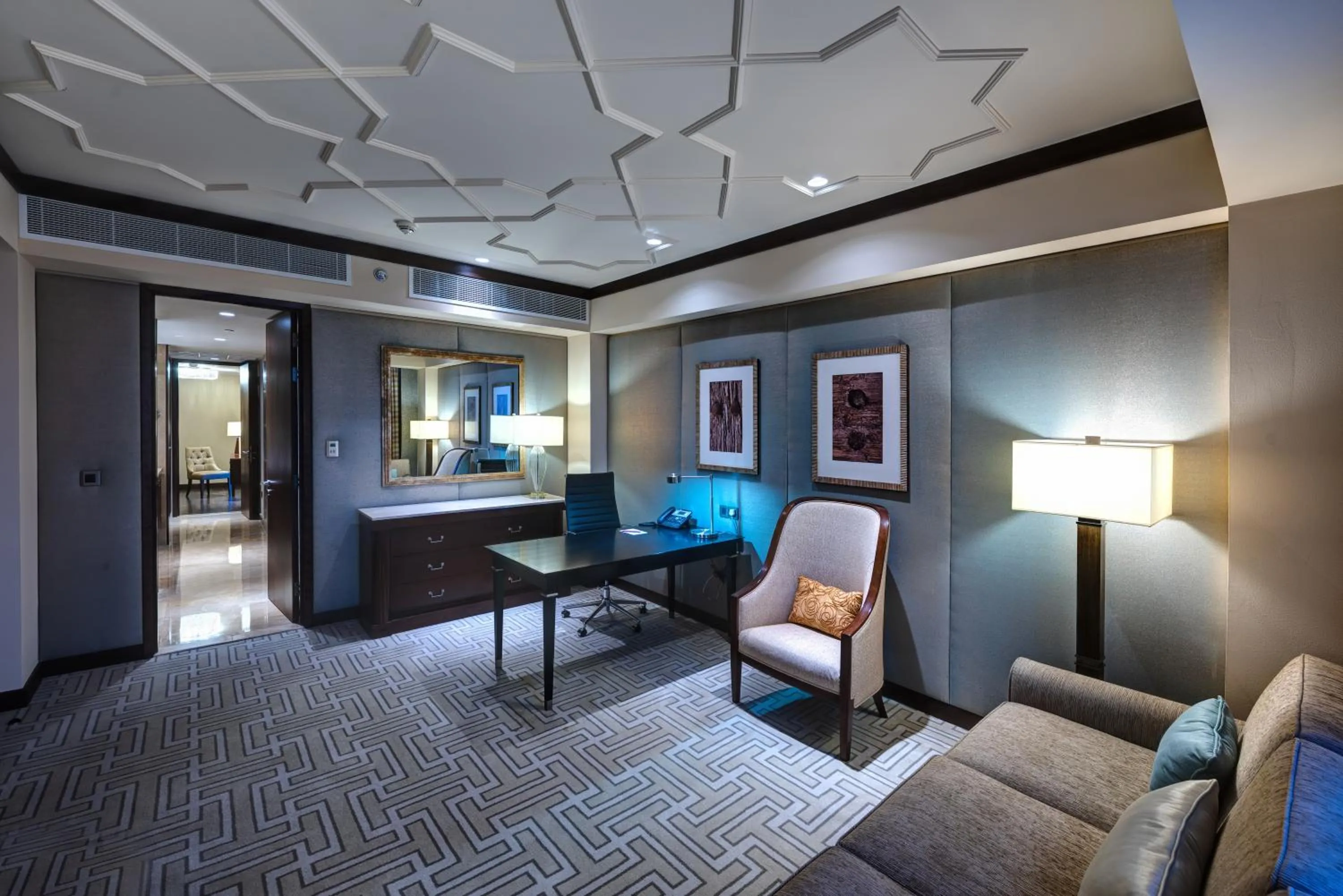 Seating area in Crowne Plaza Duqm by IHG