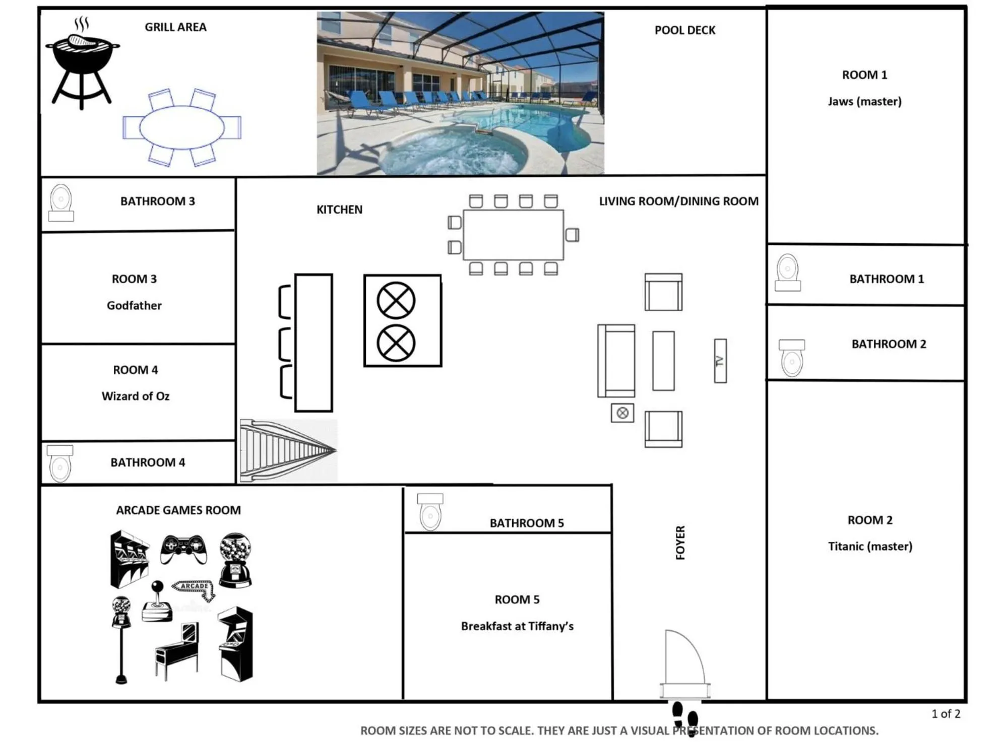 Dream Bowling Villa 14BR Heated Pool & Theater