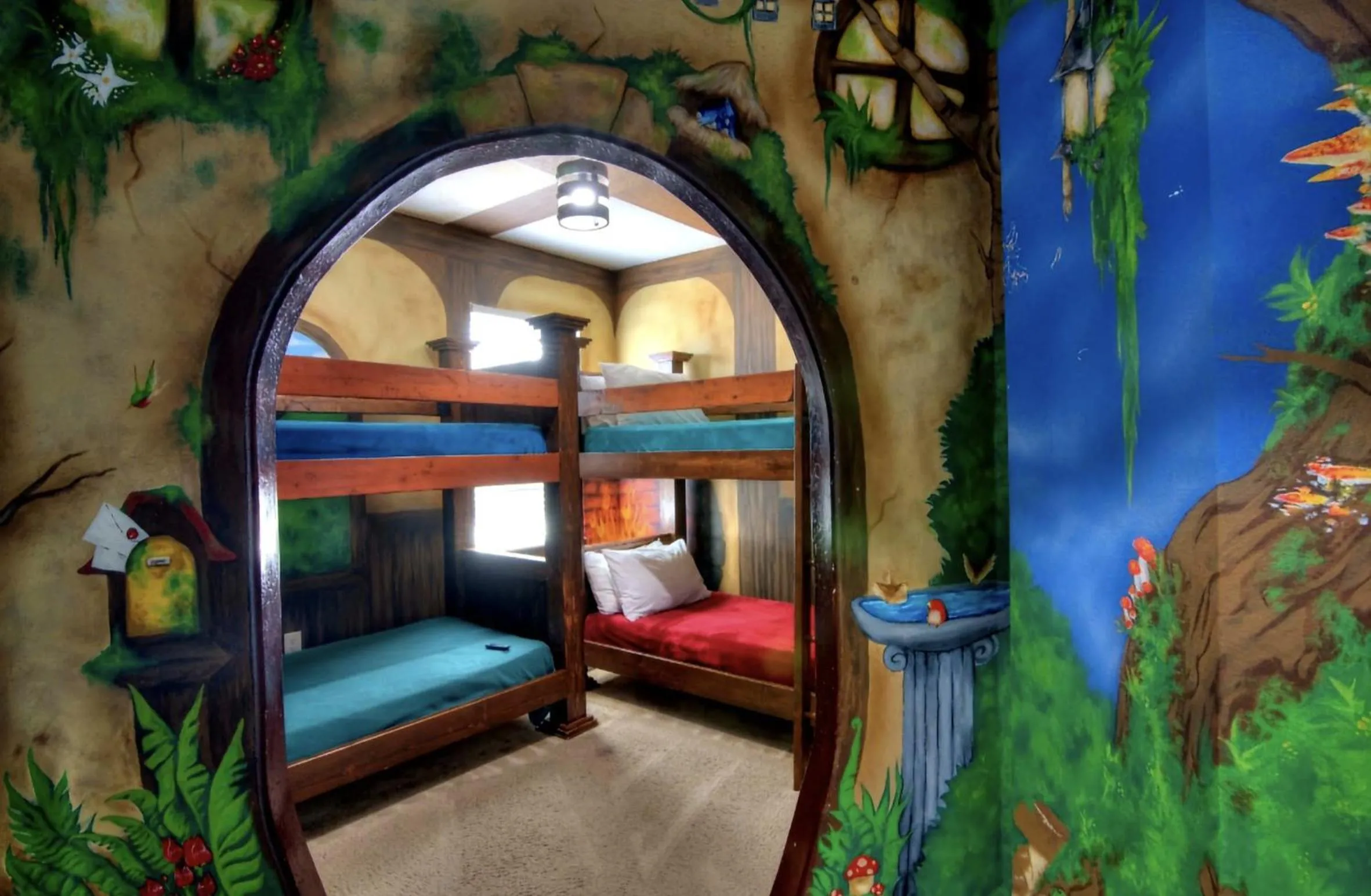 Bed in Dream Bowling Villa 14BR Heated Pool & Theater