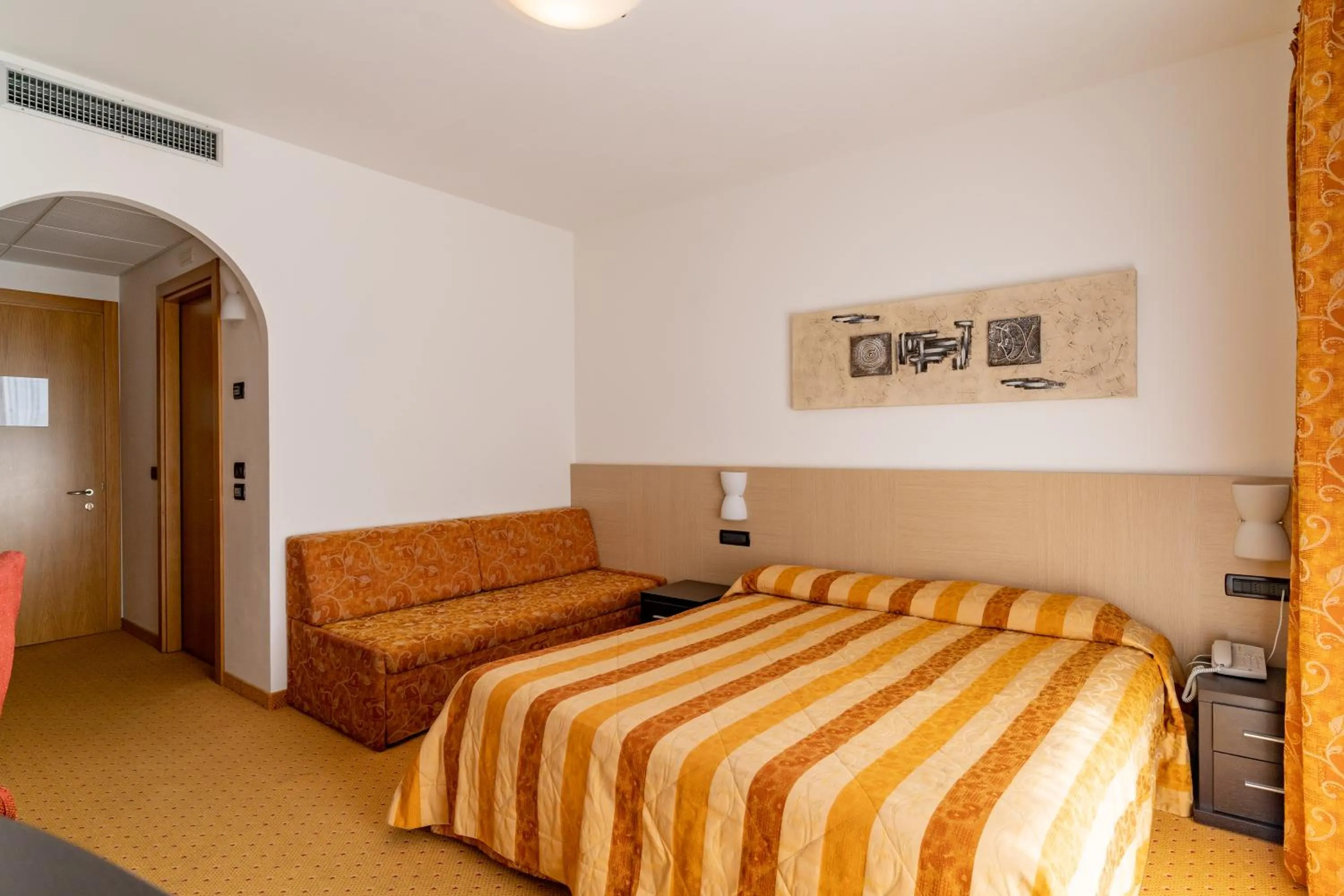 Bed in Hotel Olympus