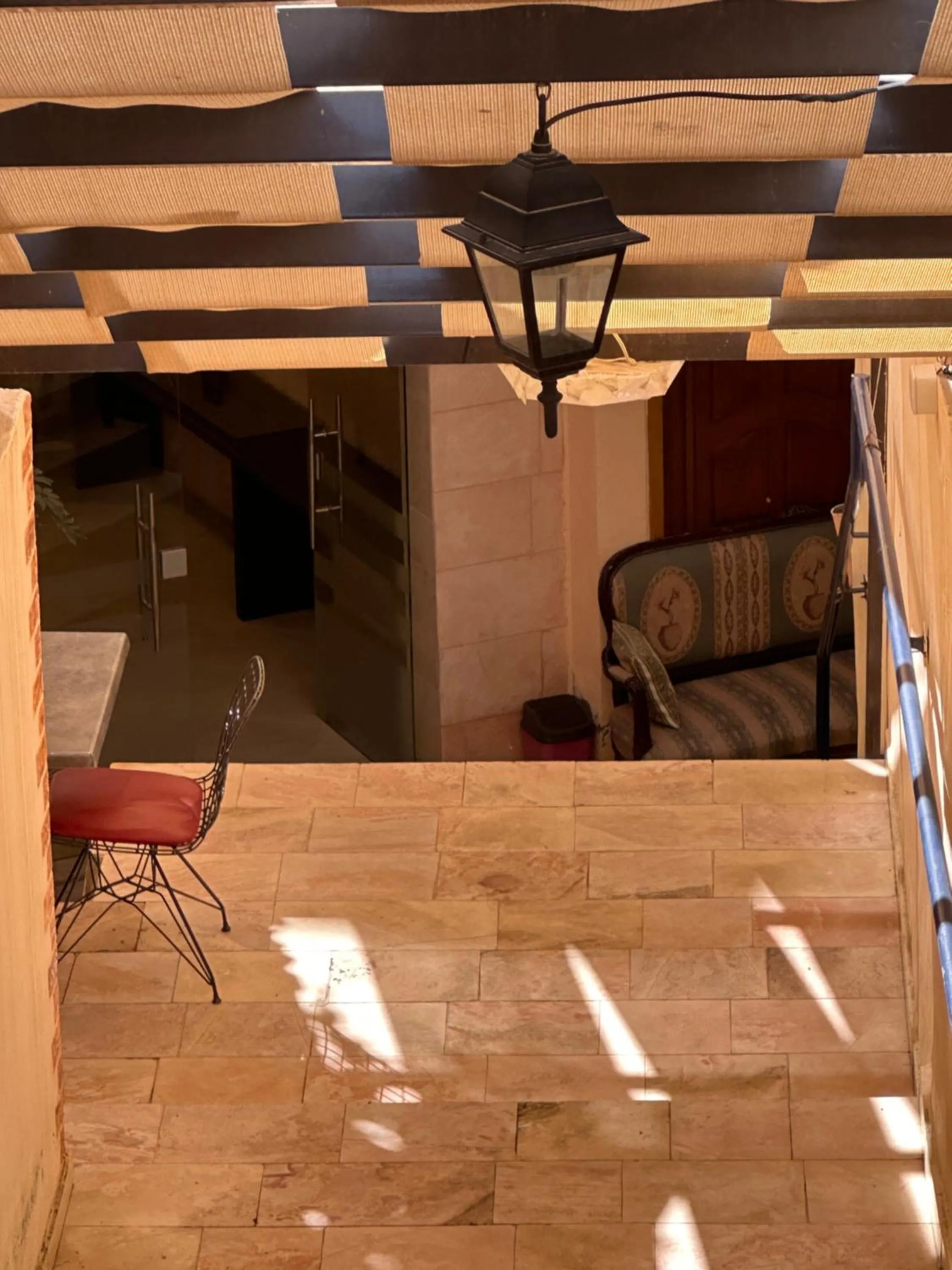 Seating area in Petra Town Check-Inn