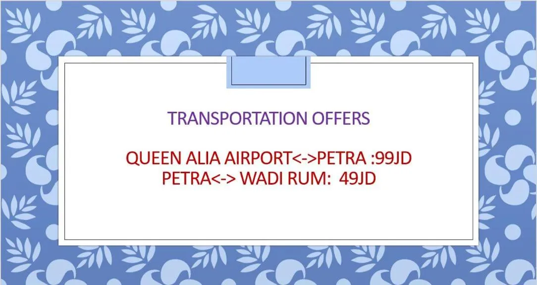 Property building in Petra Town Check-Inn