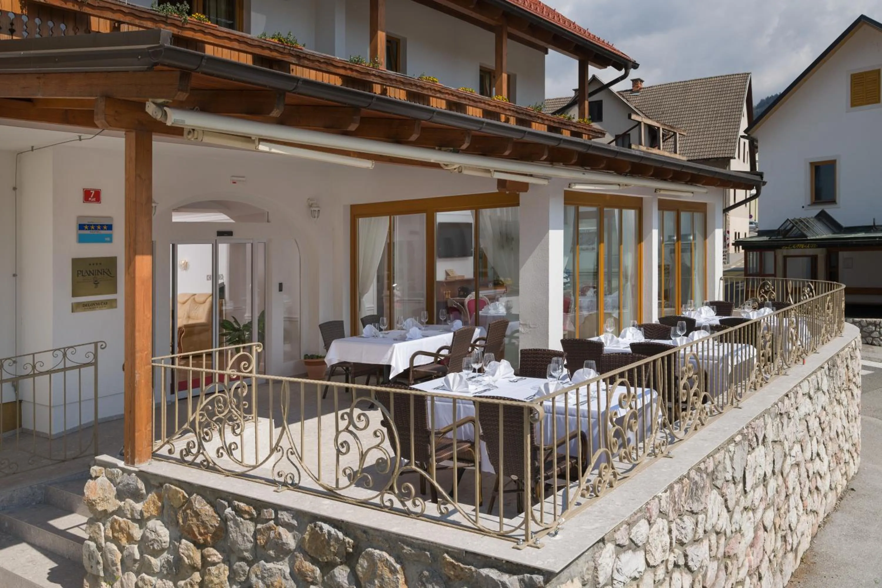 Balcony/Terrace in Hotel Planinka