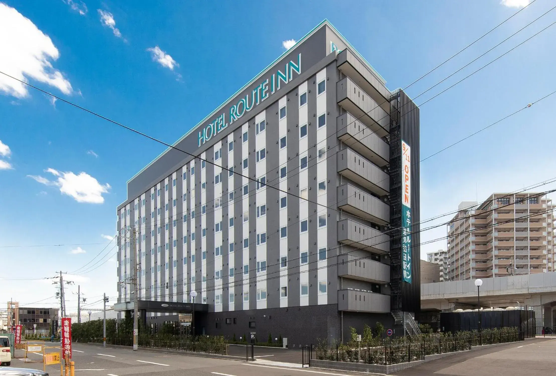 Property building in Hotel Route-Inn Osaka Kishiwada -Higashikishiwada Ekimae Kansai Airport- Property building in Hotel Route-Inn Osaka Kishiwada -Higashikishiwada Ekimae Kansai Airport-