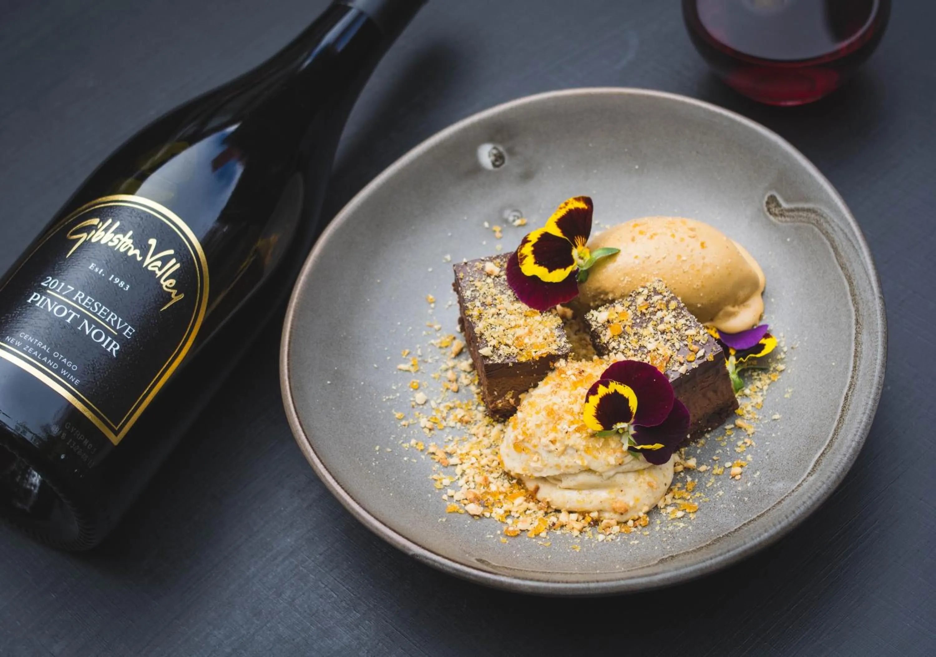 Food and drinks in Gibbston Valley Lodge and Spa