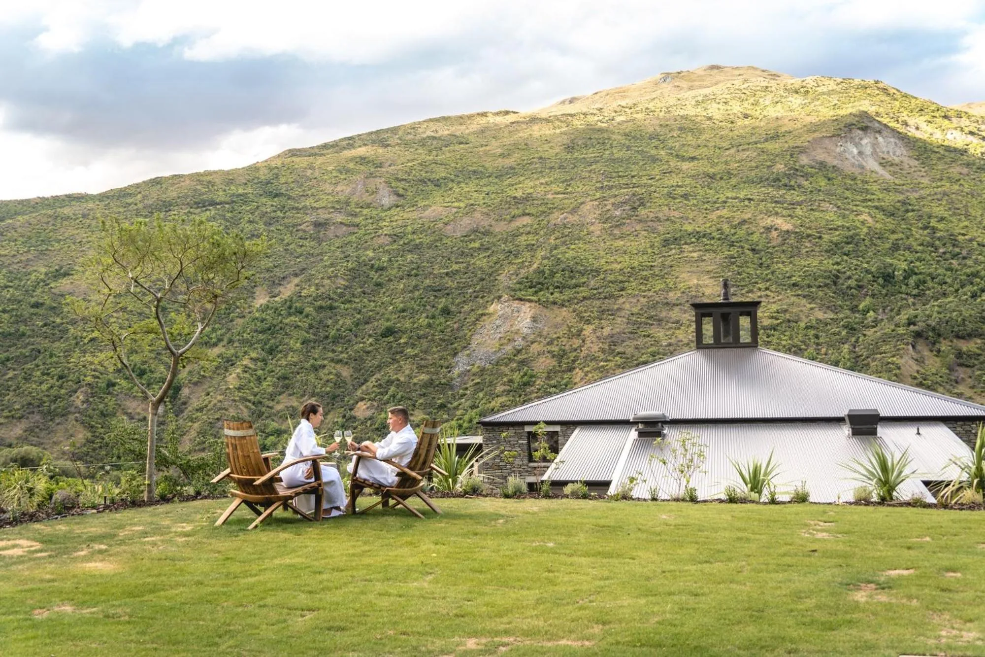 People in Gibbston Valley Lodge and Spa
