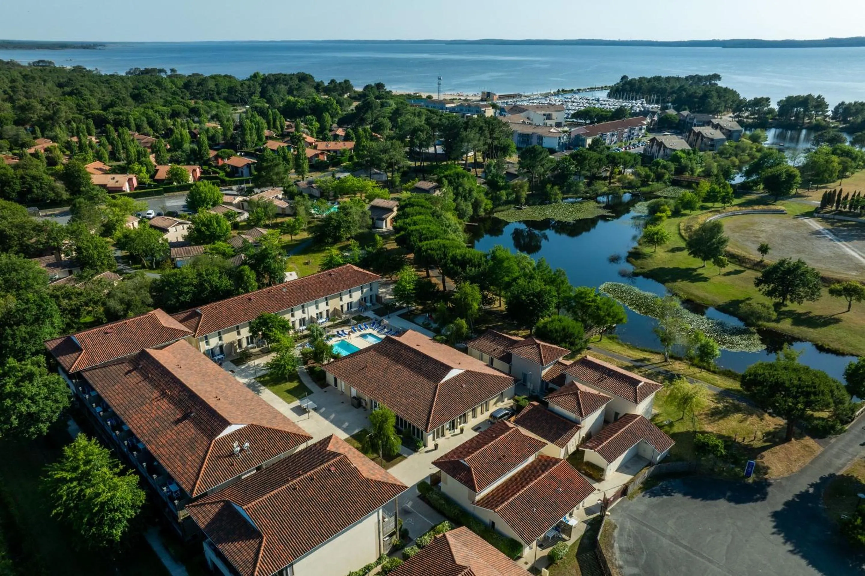 Bird's eye view in Résidence Odalys Le Petit Pont