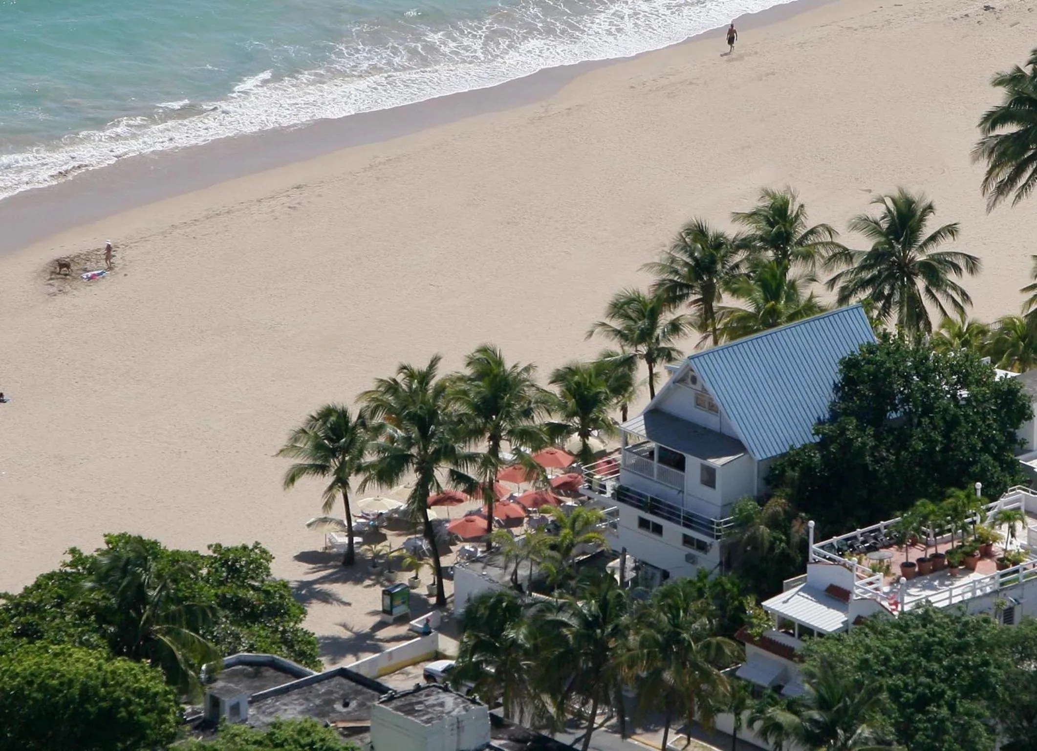 Bird's eye view in Numero Uno Beach House