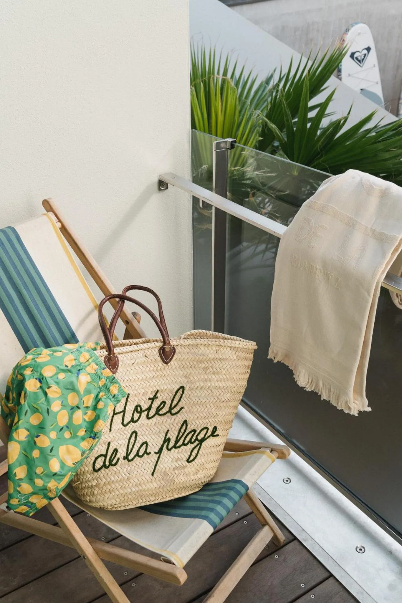 Balcony/Terrace in Hôtel de La Plage