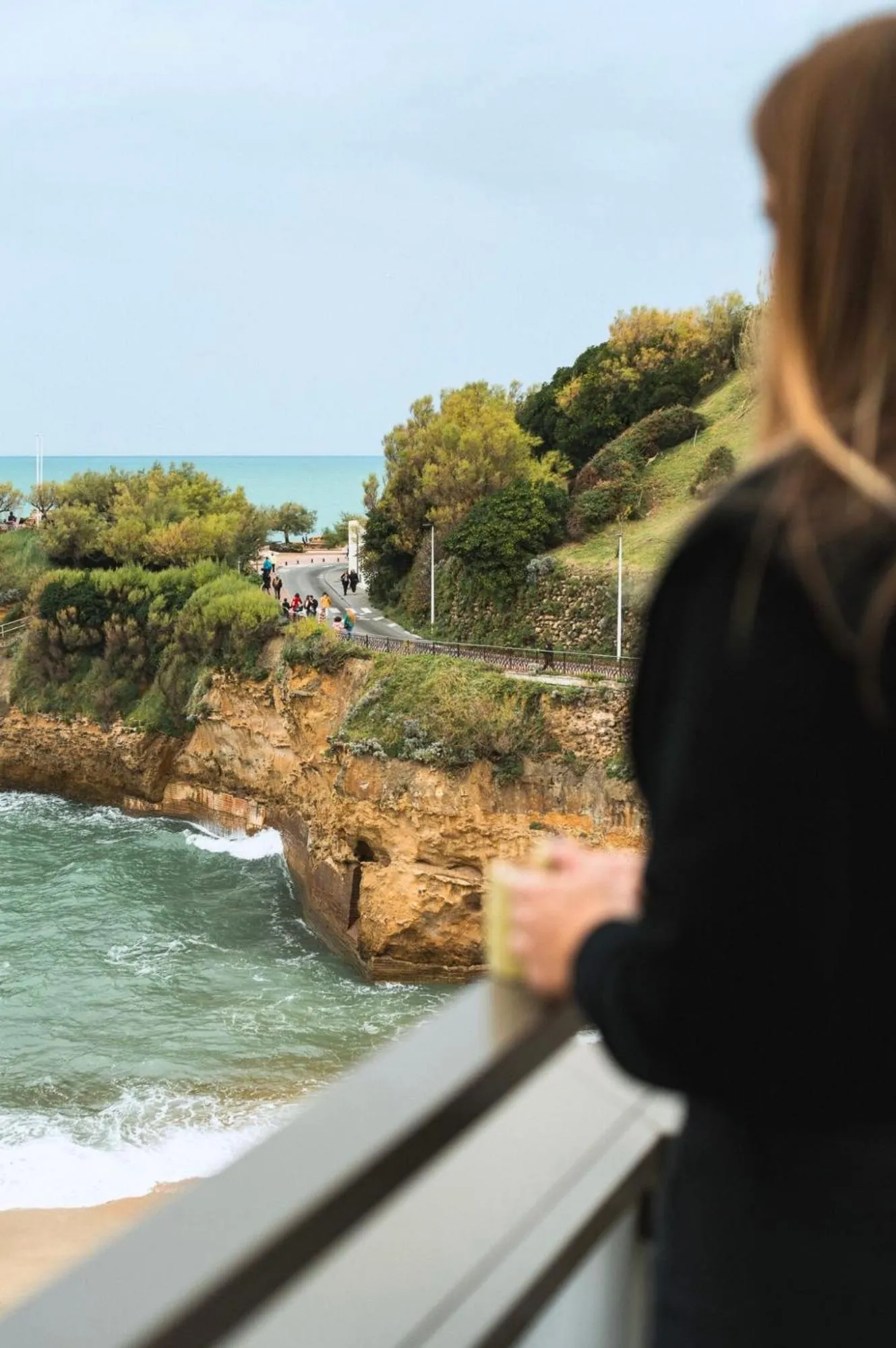 Patio in Hôtel de La Plage