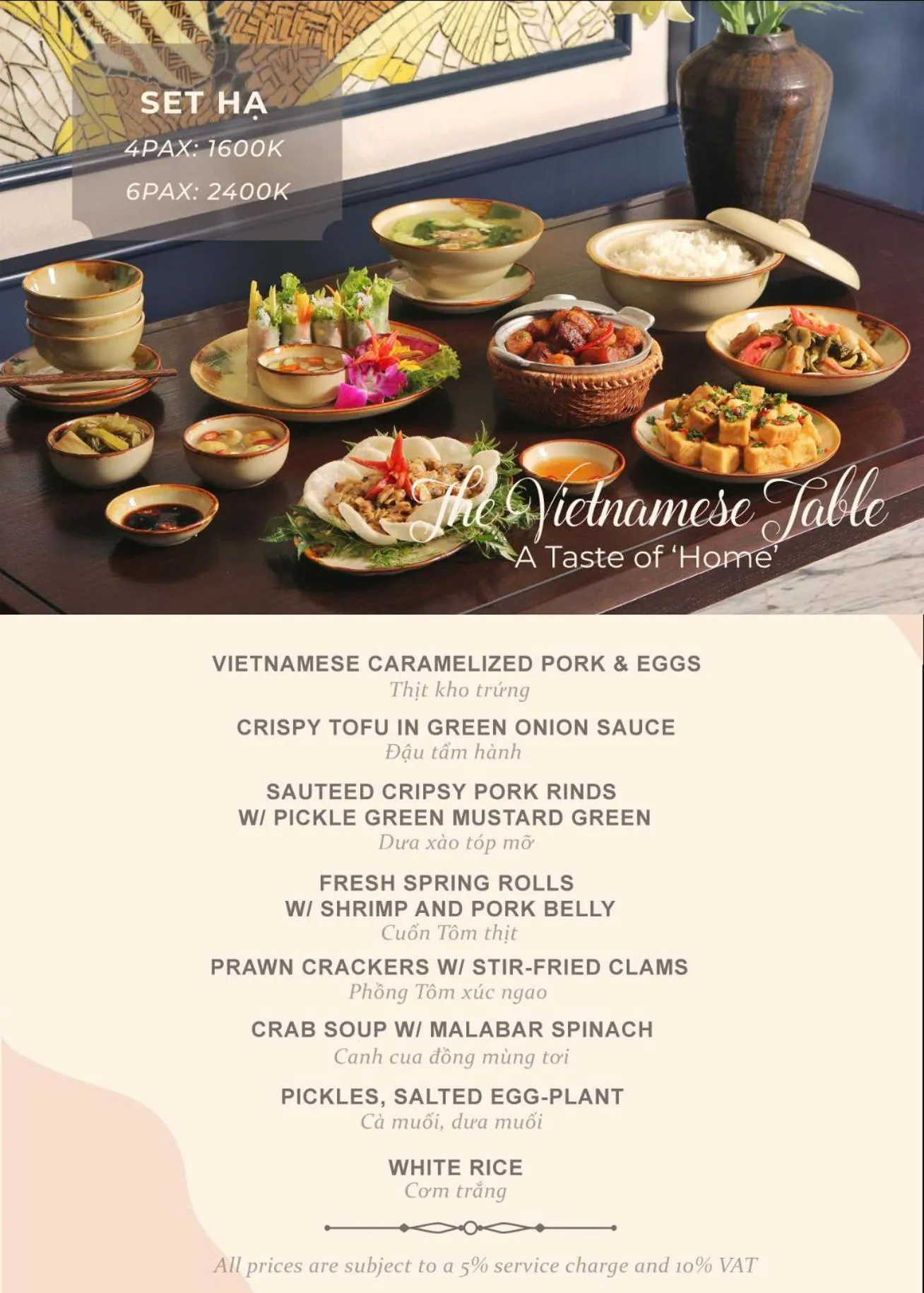 Restaurant/places to eat in Soleil Boutique Hotel Hanoi