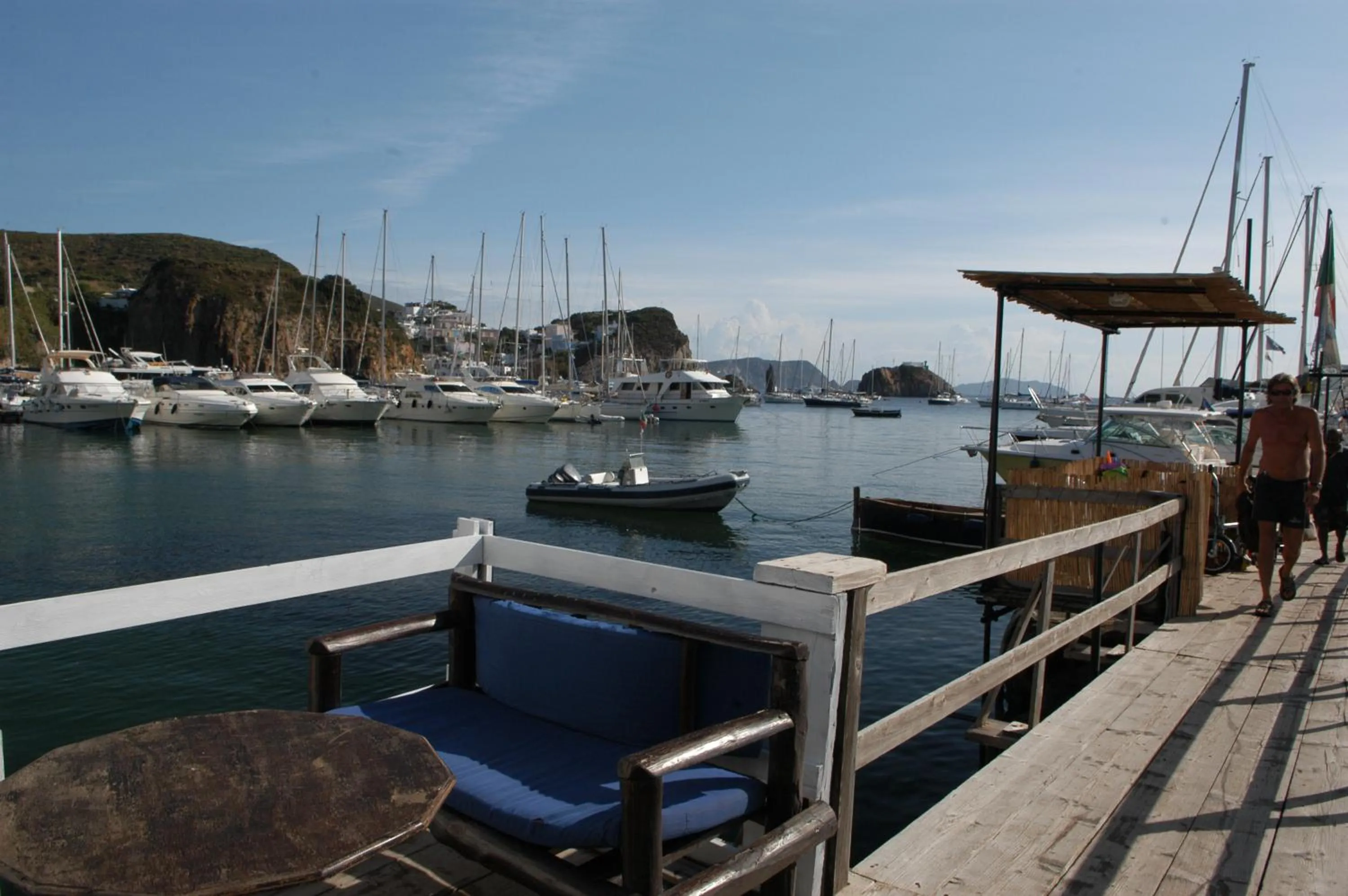 Patio in Hotel Gennarino A Mare