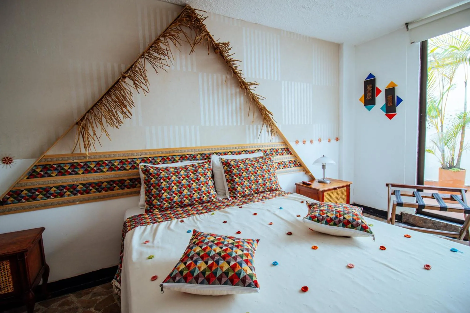 Bedroom, Bed in Hotel Zandu