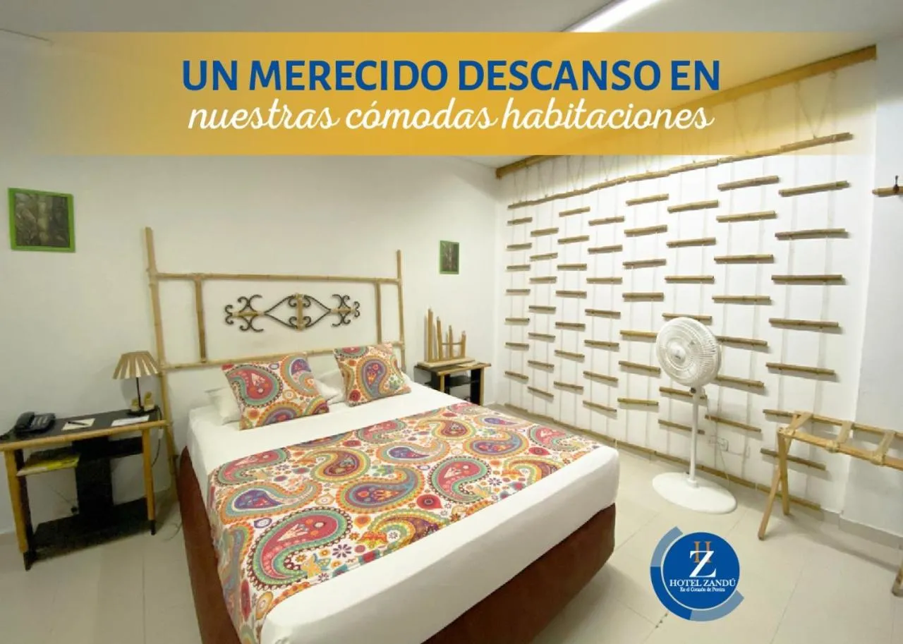 Bed in Hotel Zandu