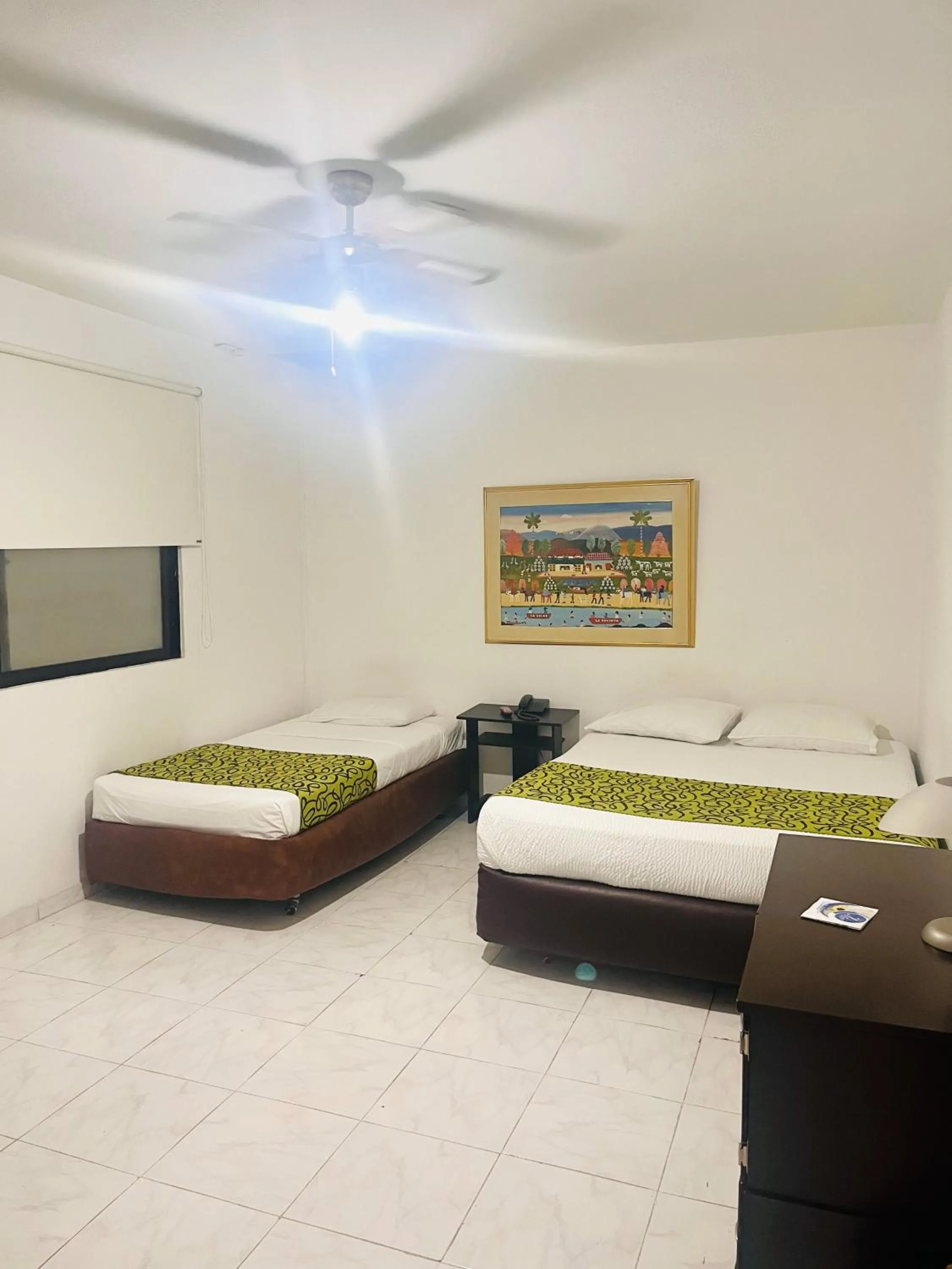 Bed in Hotel Zandu