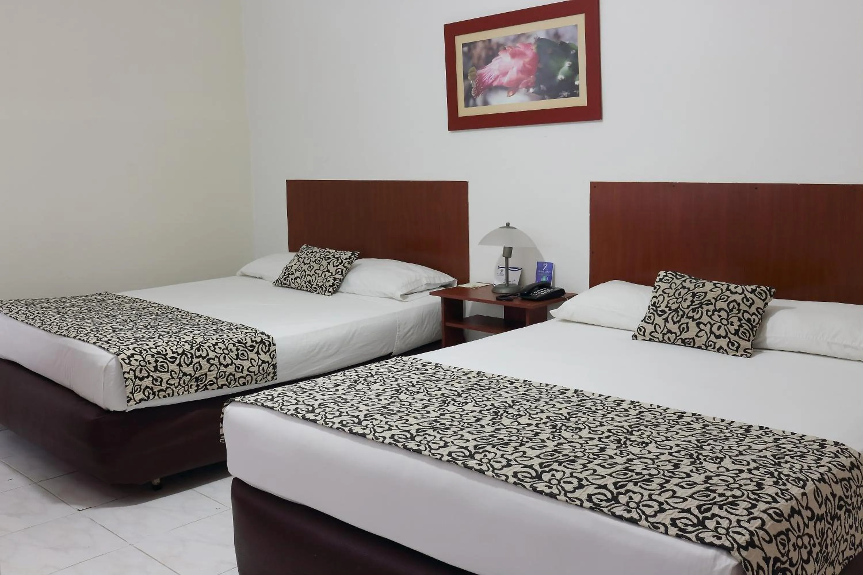 Bed in Hotel Zandu