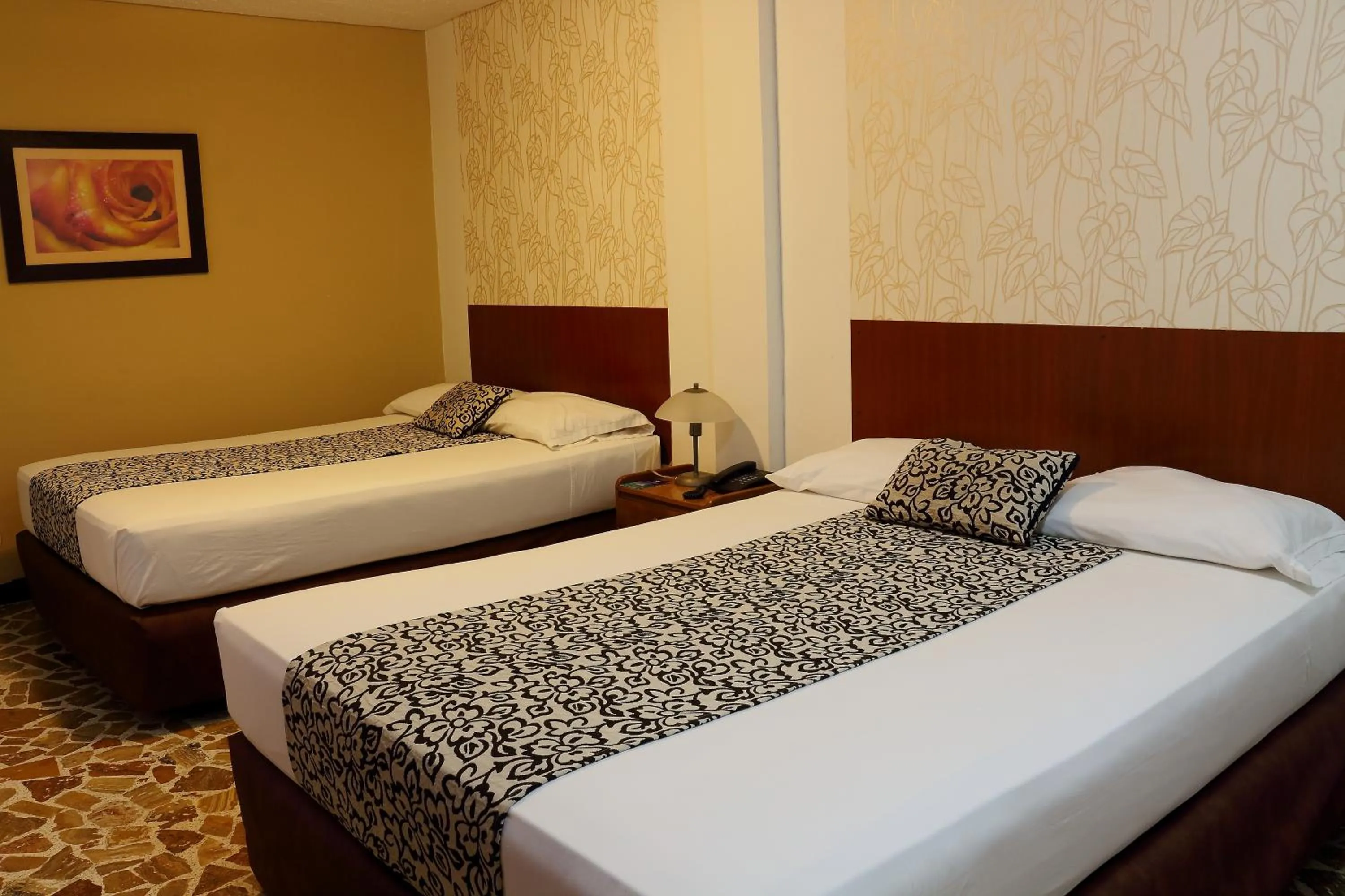 Bed in Hotel Zandu