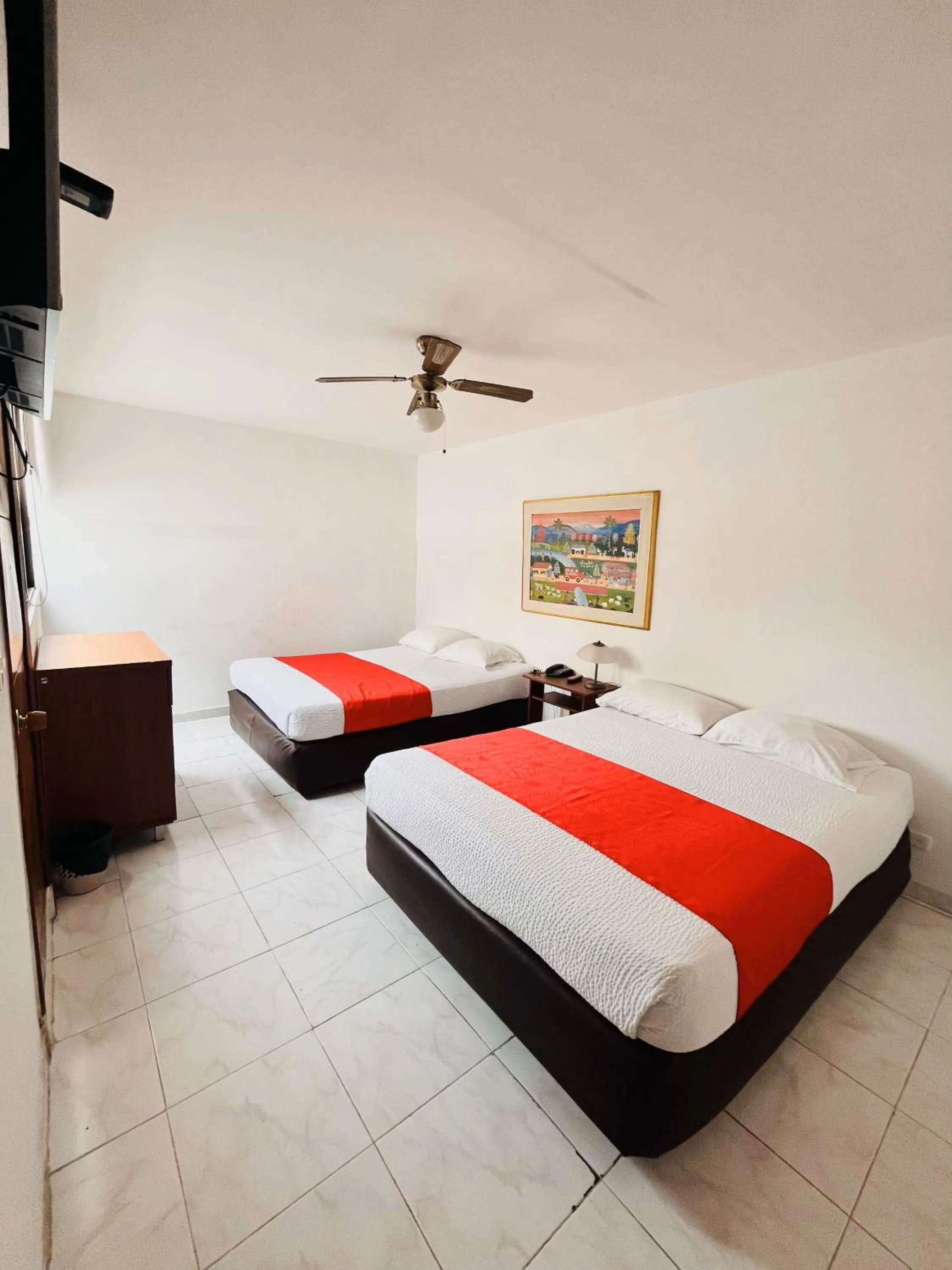Bed in Hotel Zandu