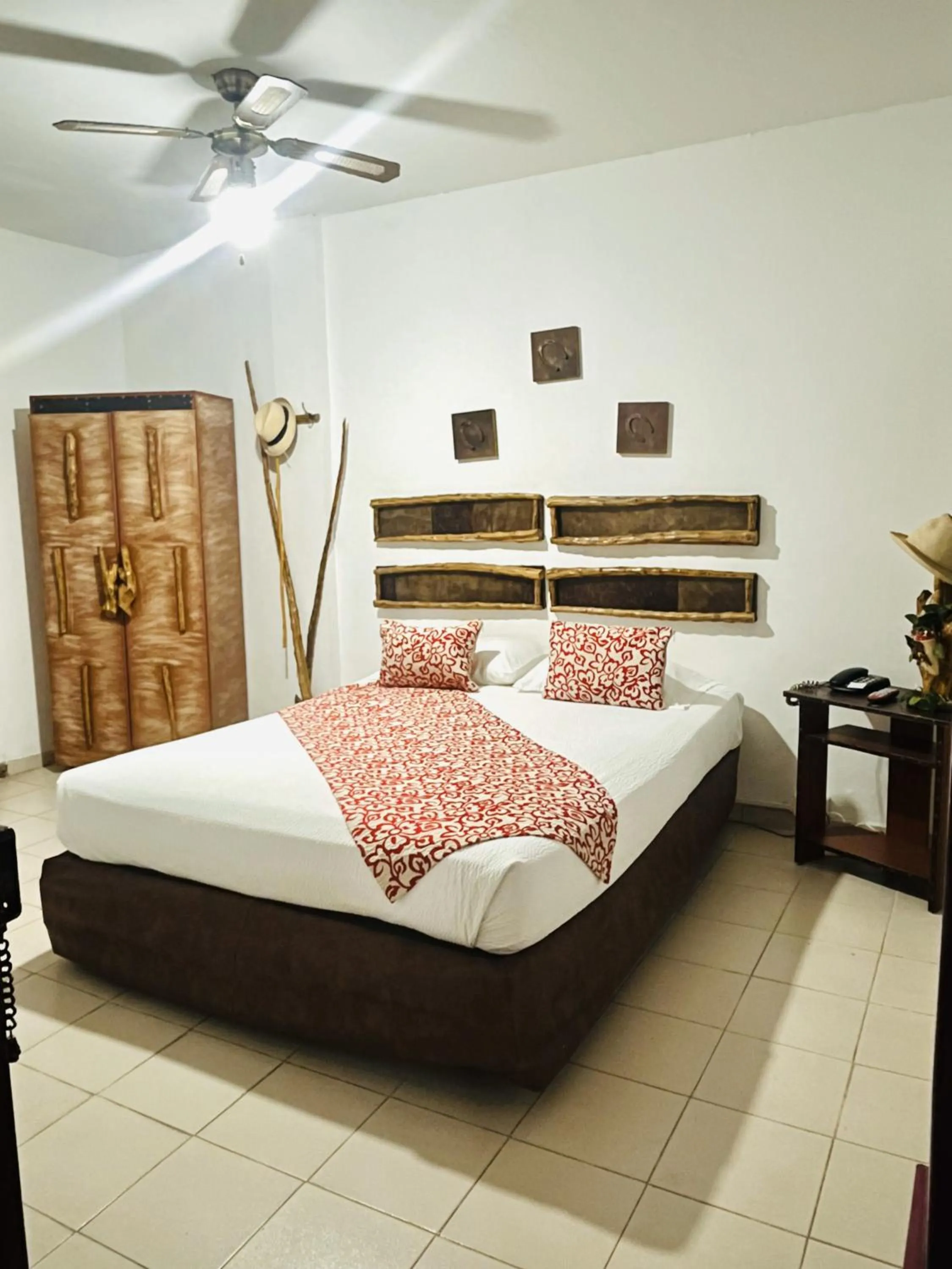 Bed in Hotel Zandu