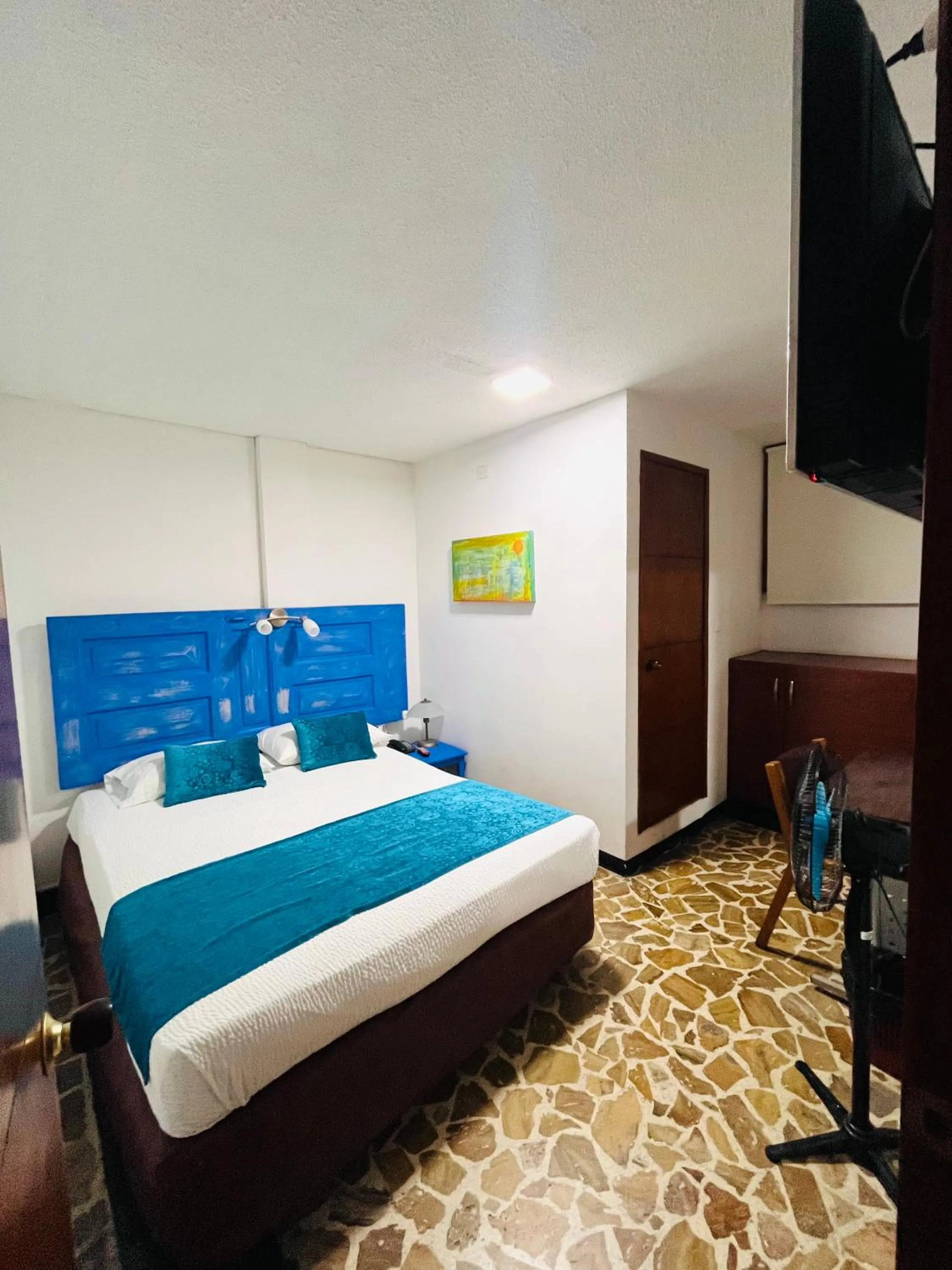 Bed in Hotel Zandu