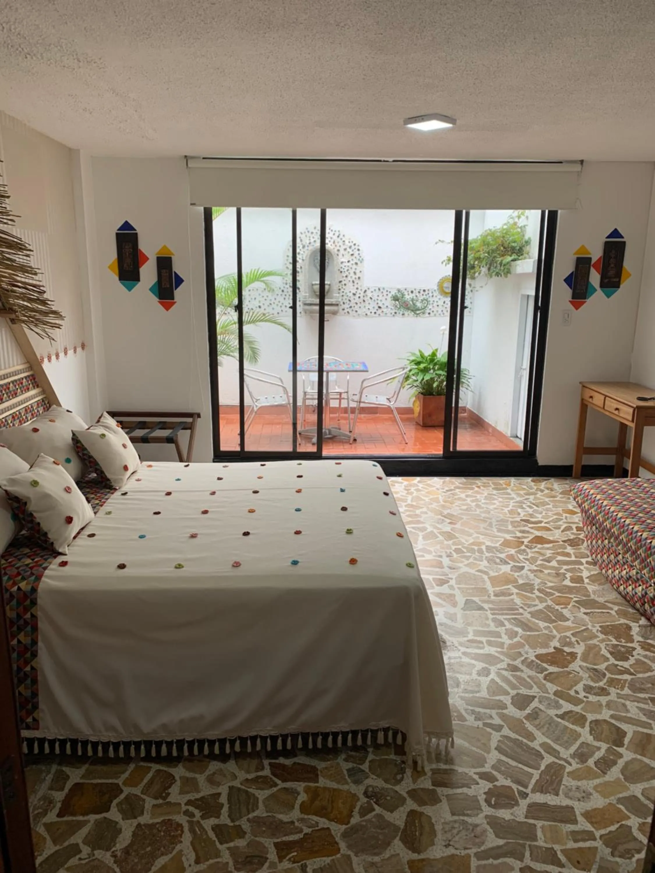 View (from property/room), Bed in Hotel Zandu