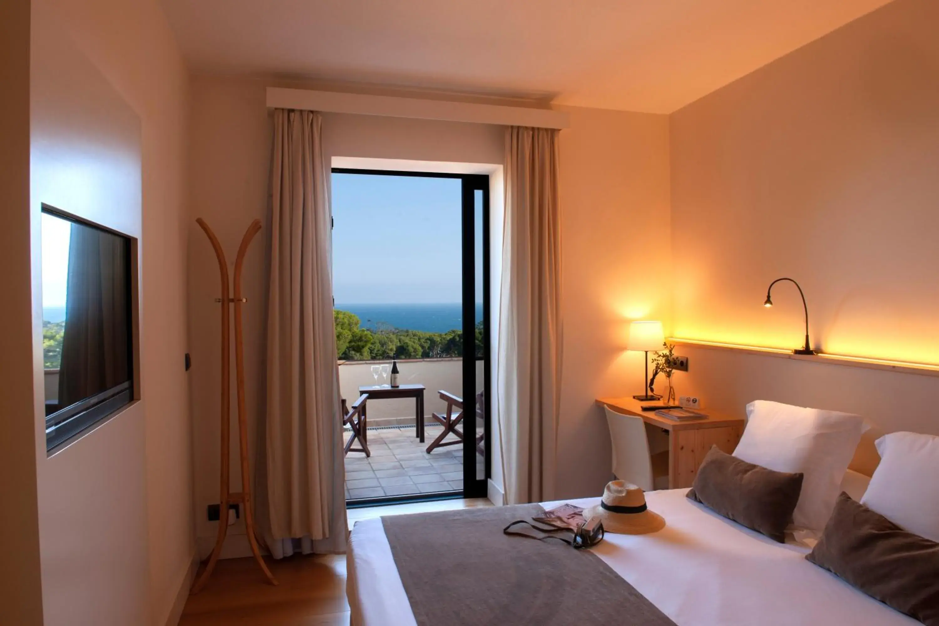 Double Room with Terrace and Sea View in L'Aixart Aiguablava Hotel Double Room with Terrace and Sea View in L'Aixart Aiguablava Hotel