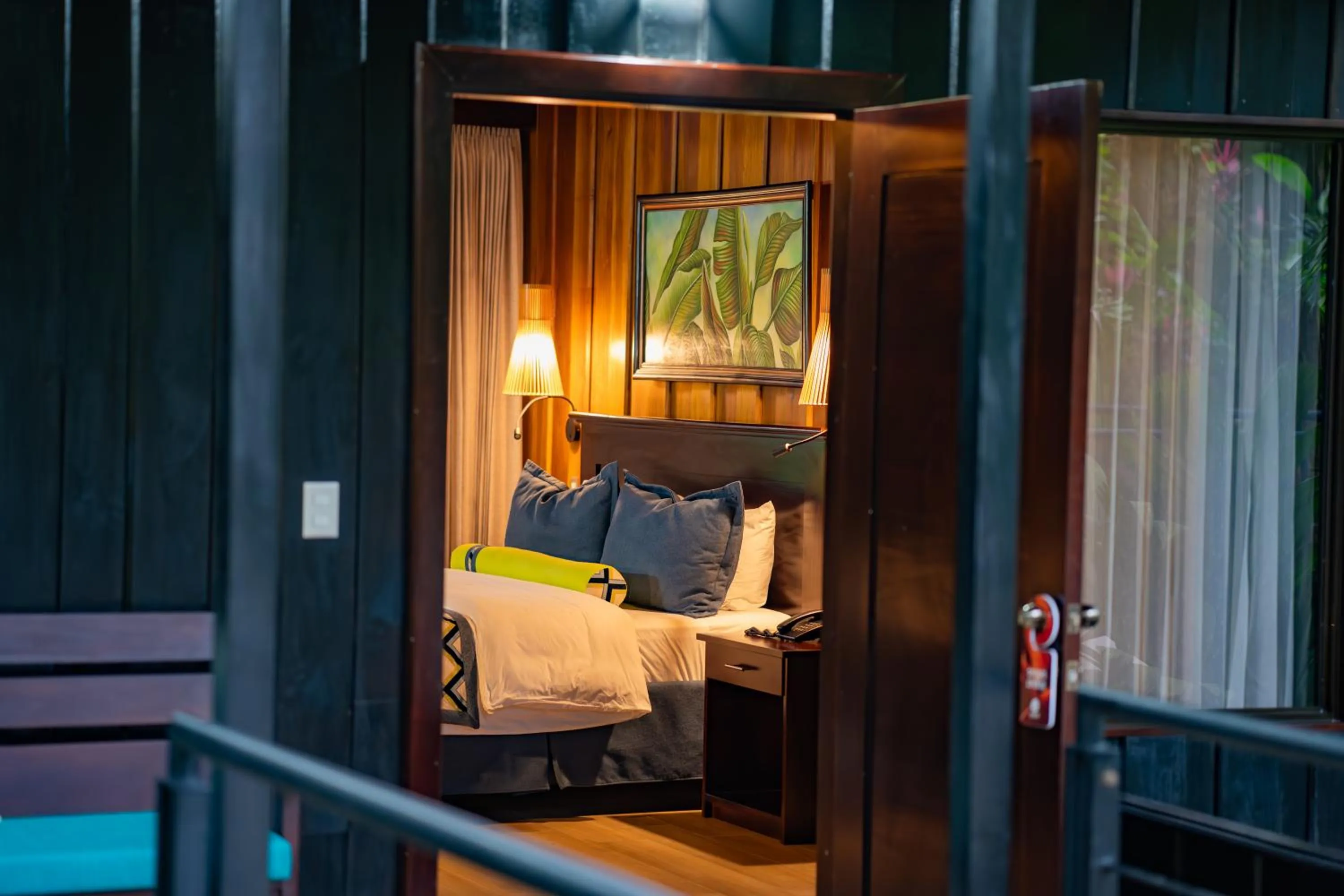 Bed in Hotel Lomas del Volcan