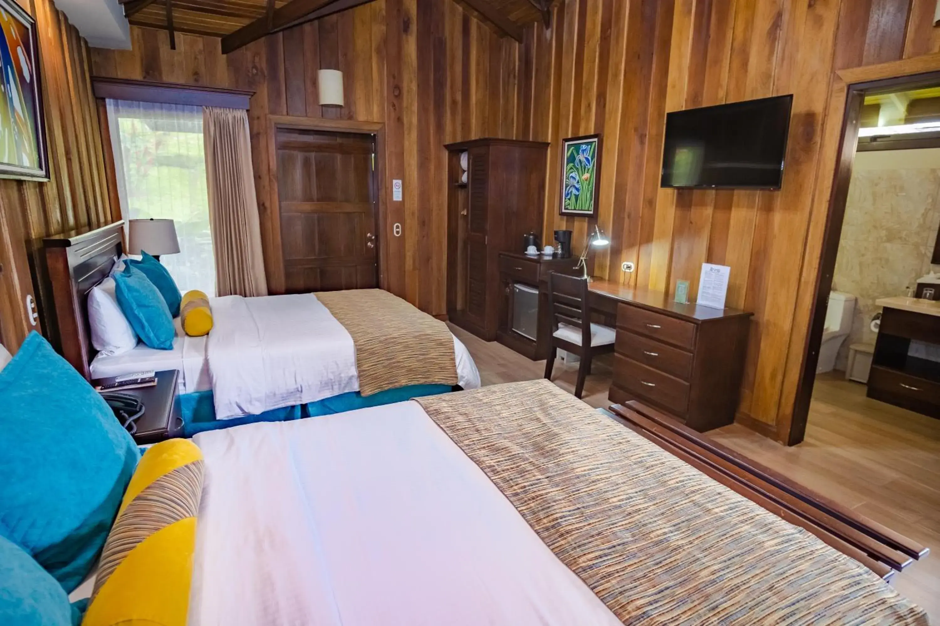 Bed in Hotel Lomas del Volcan Bed in Hotel Lomas del Volcan