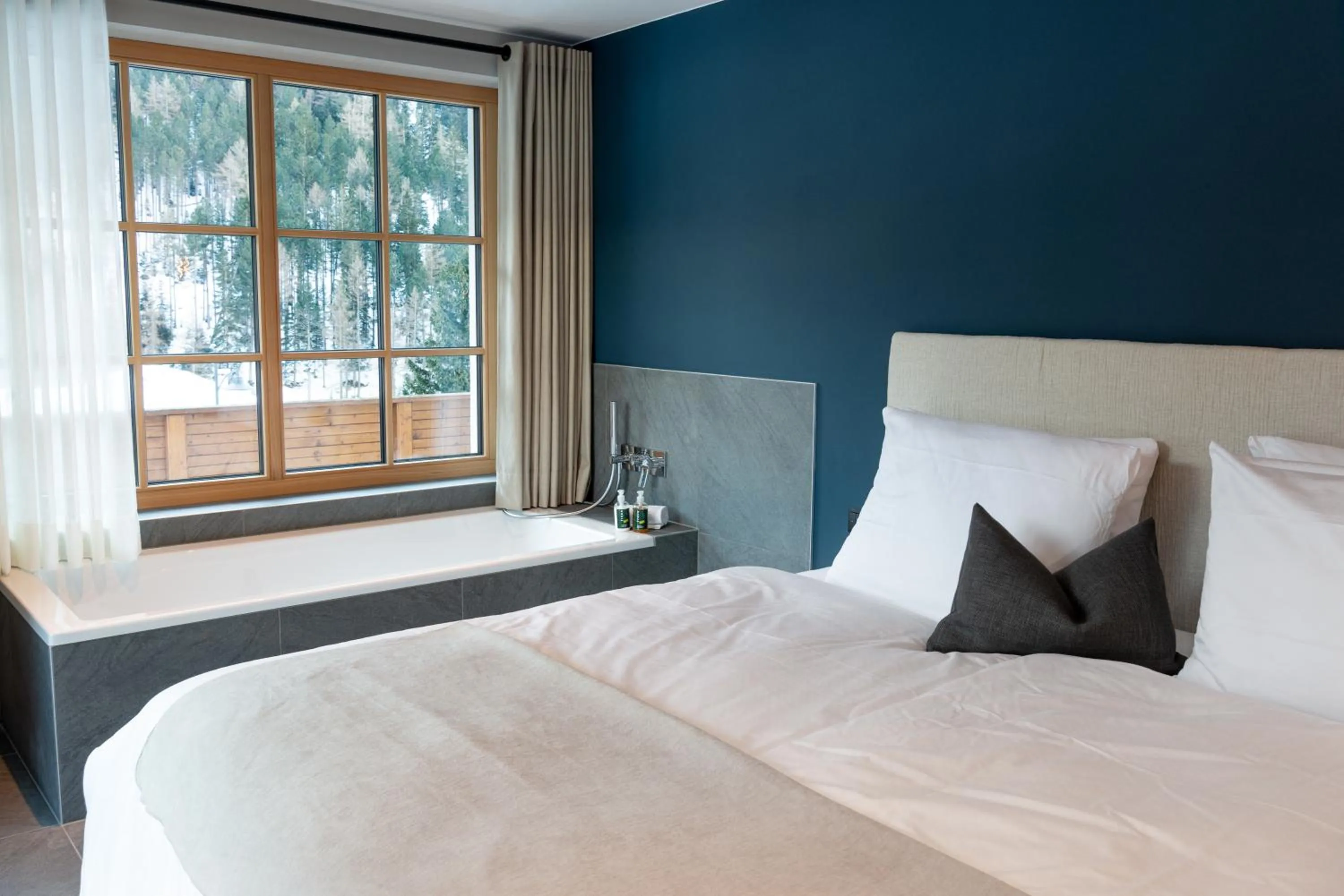 Bed in Penserhof - Alpine Hotel & Restaurant