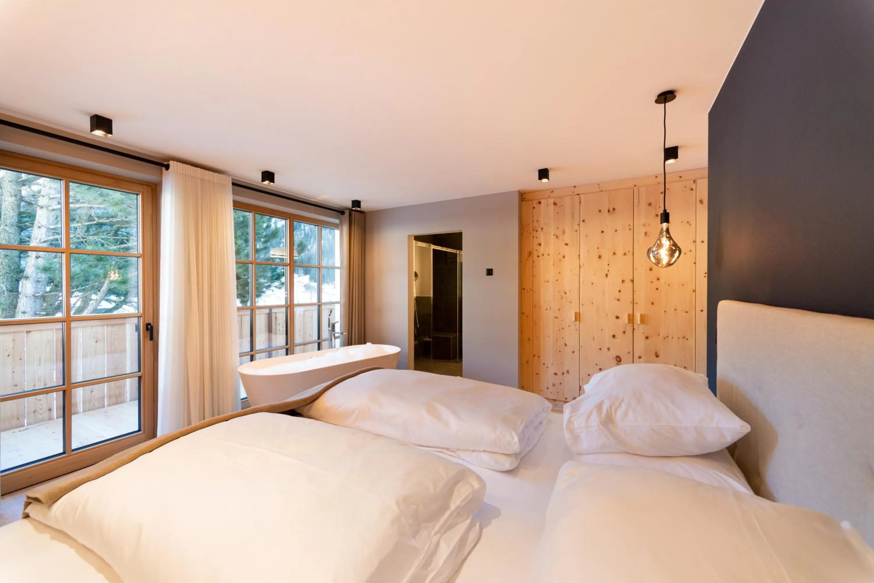 Photo of the whole room, Bed in Penserhof - Alpine Hotel & Restaurant