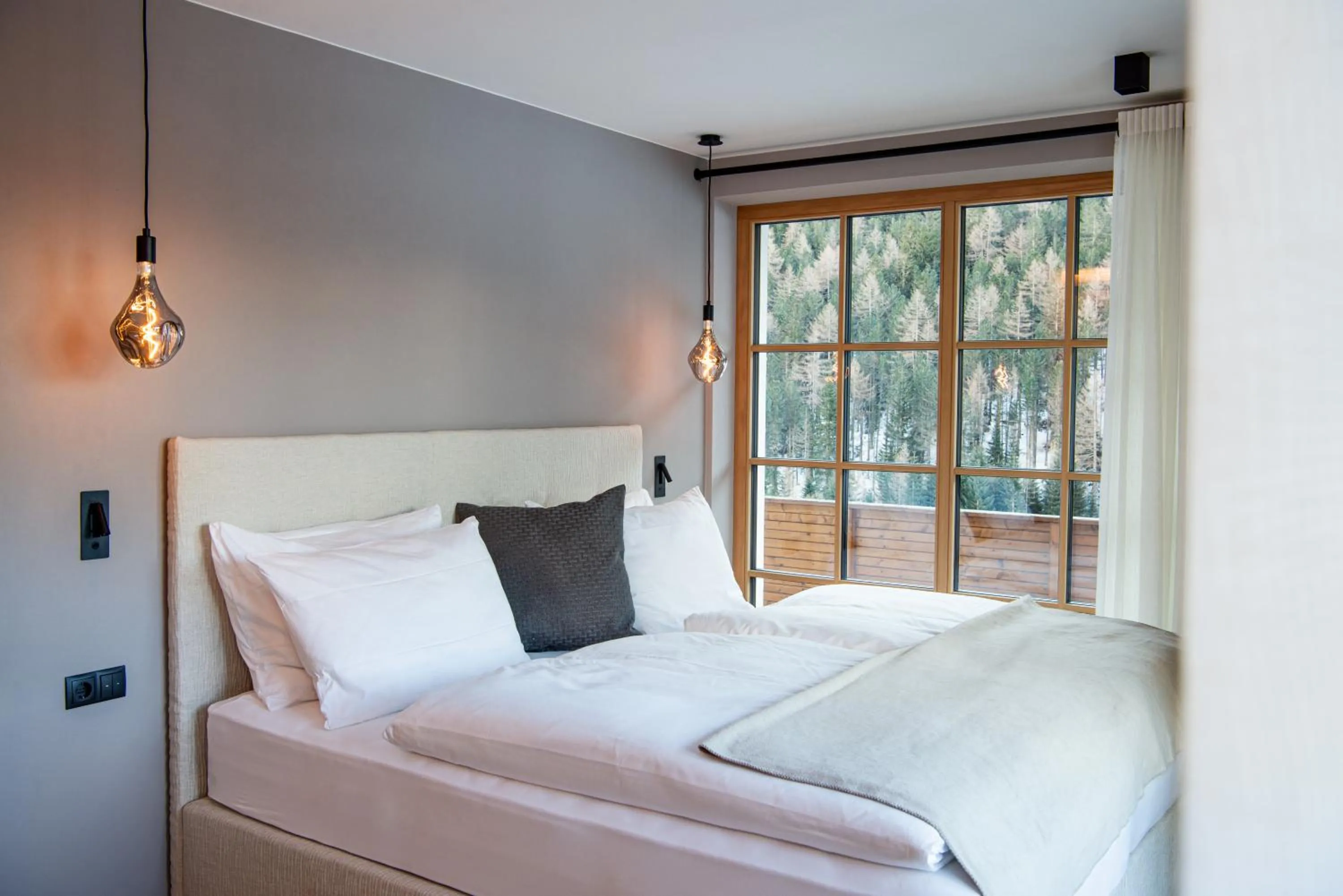 Bed in Penserhof - Alpine Hotel & Restaurant