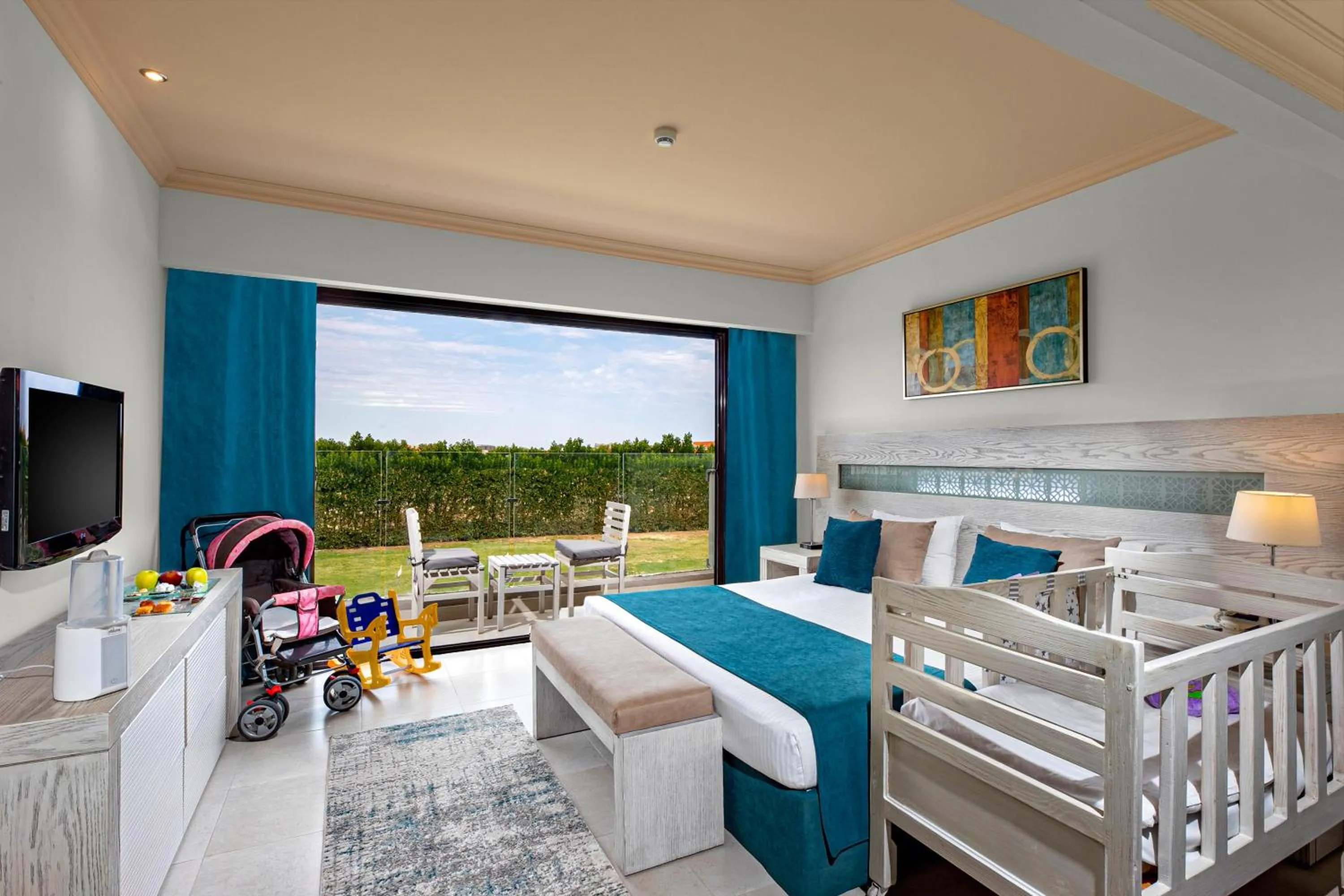 Photo of the whole room, Bed in Movenpick Waterpark Resort & Spa Soma Bay