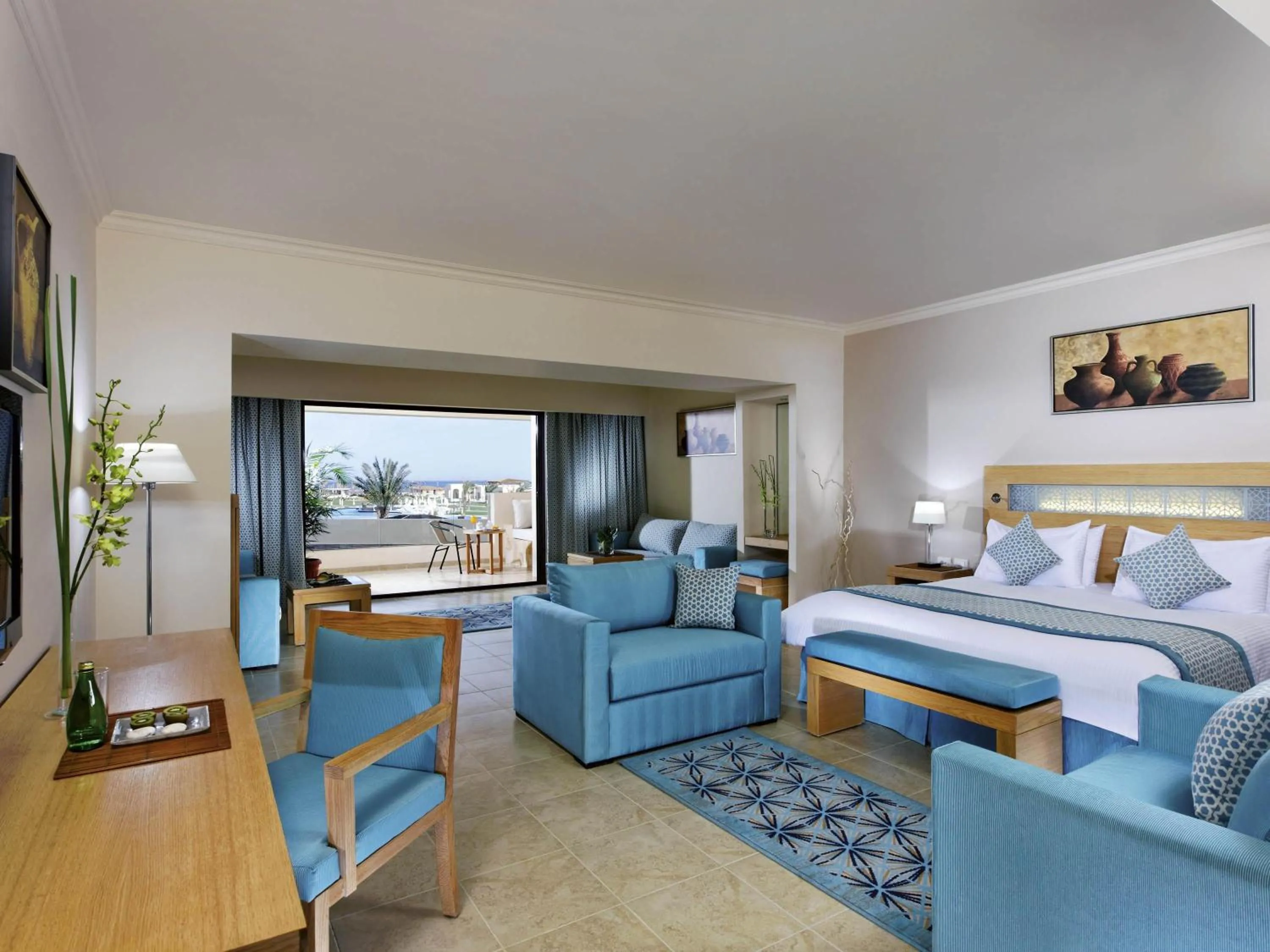 Bedroom, Bed in Movenpick Waterpark Resort & Spa Soma Bay
