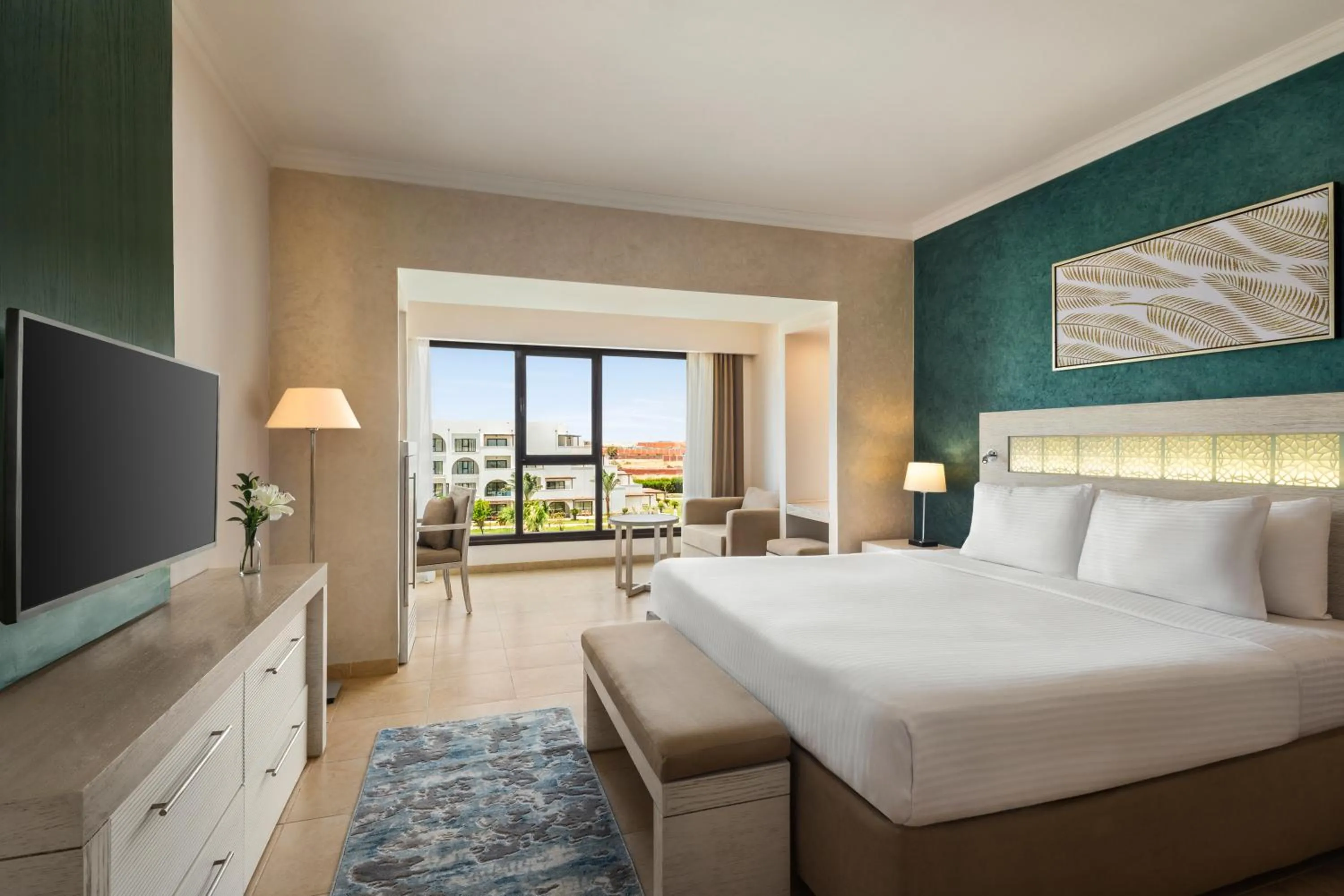 Bedroom, Bed in Movenpick Waterpark Resort & Spa Soma Bay