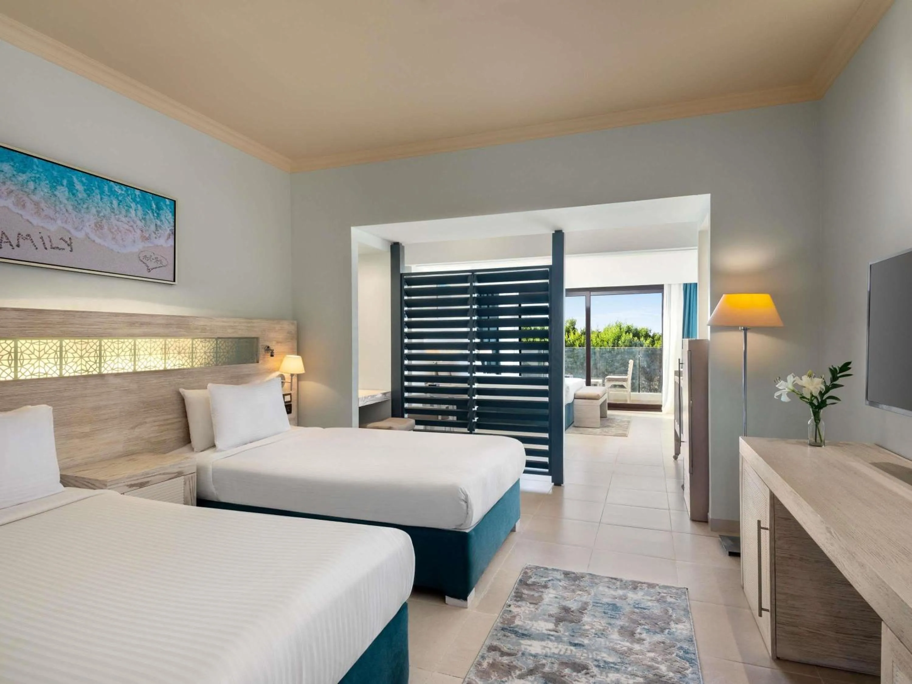 Bedroom, Bed in Movenpick Waterpark Resort & Spa Soma Bay