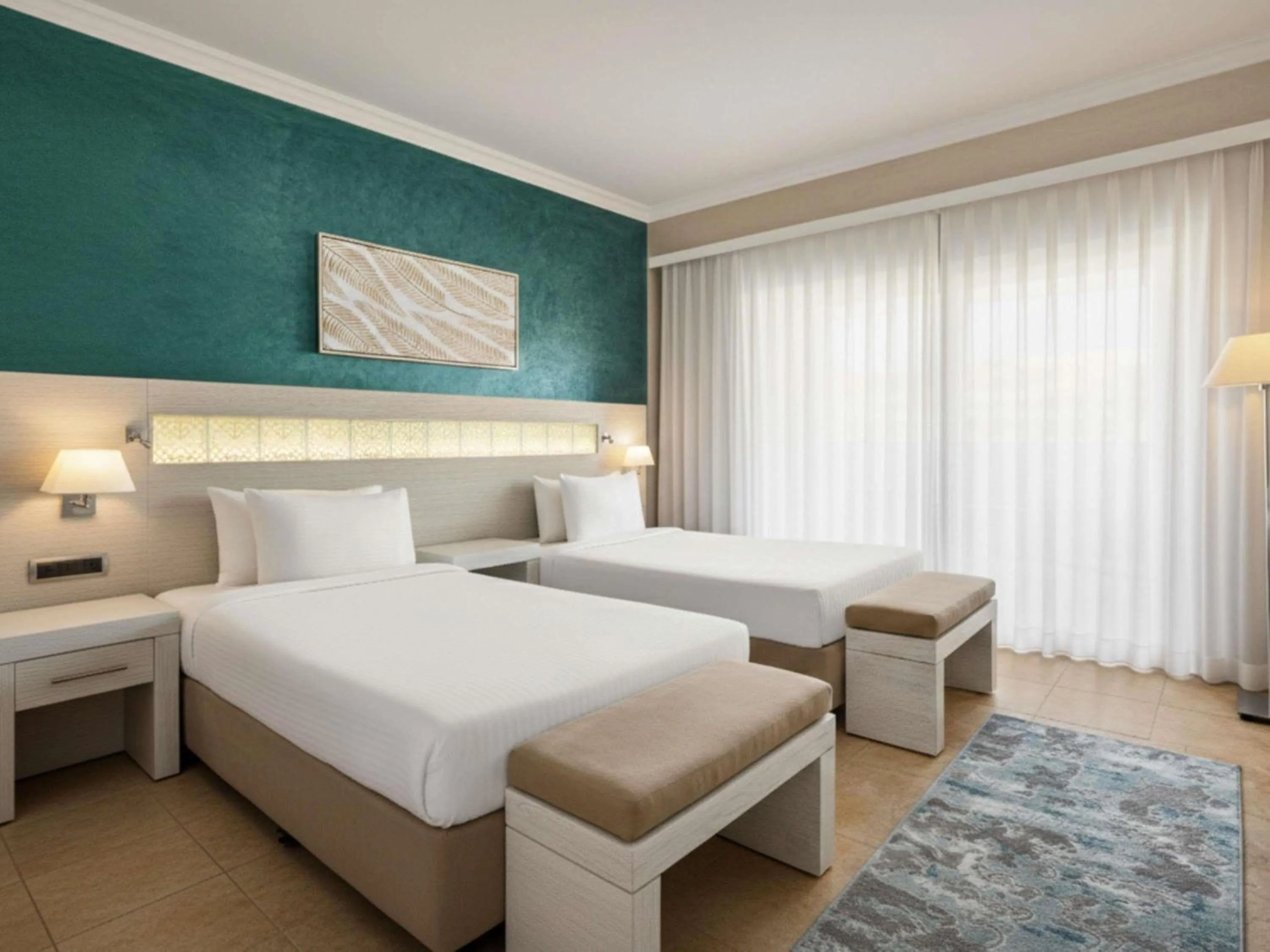 Bedroom, Bed in Movenpick Waterpark Resort & Spa Soma Bay