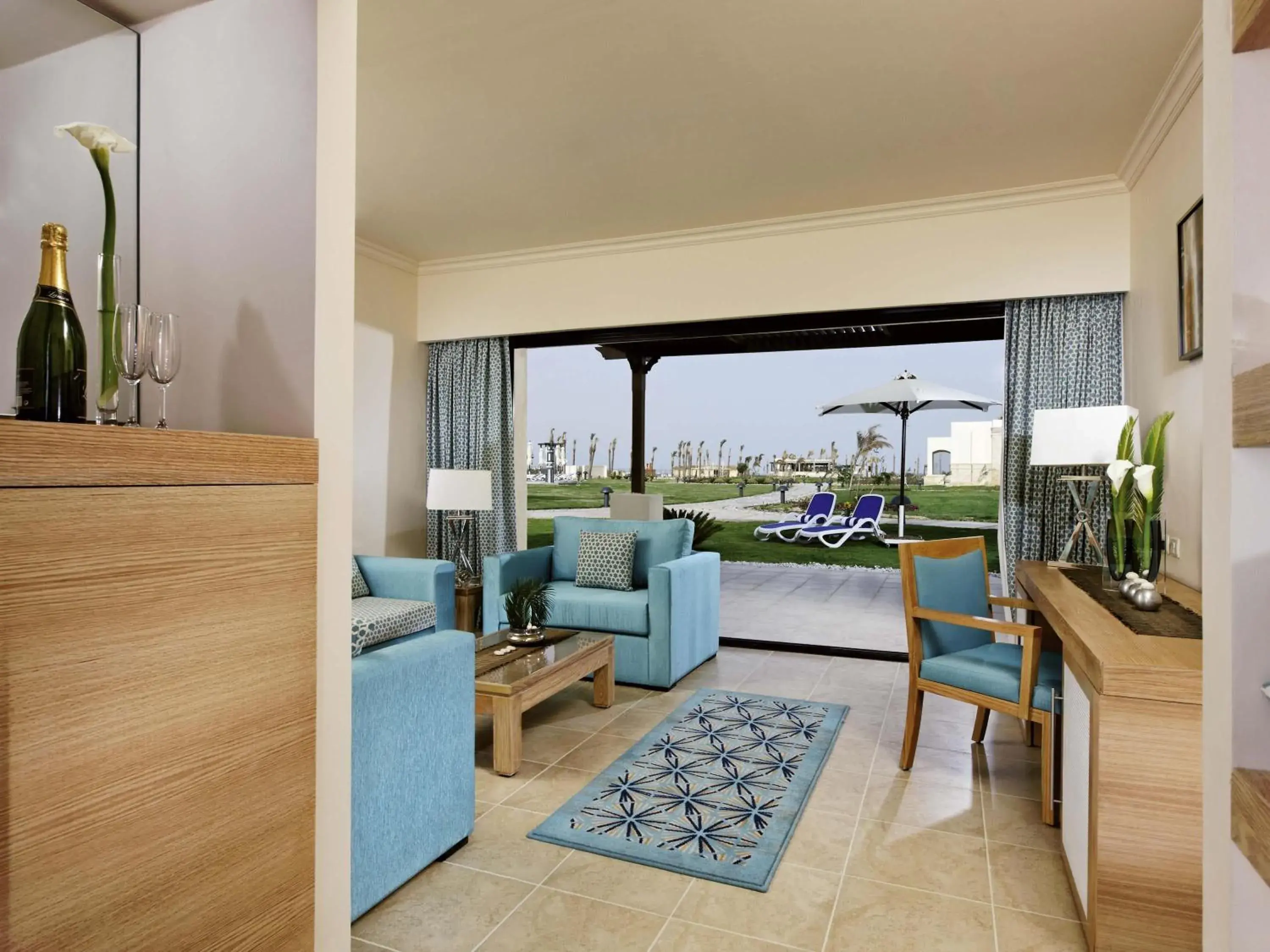 Bedroom in Movenpick Waterpark Resort & Spa Soma Bay Bedroom in Movenpick Waterpark Resort & Spa Soma Bay