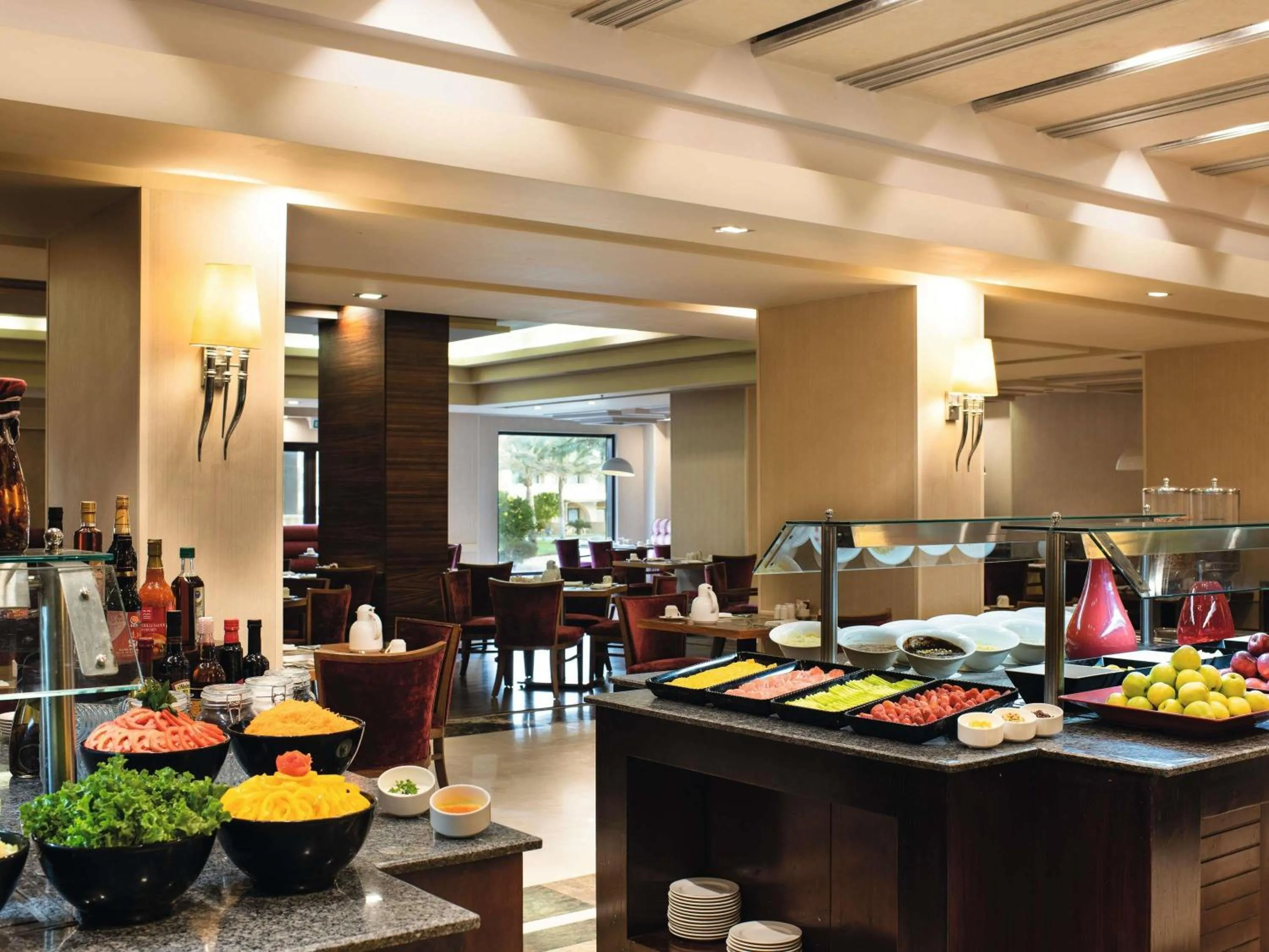 Breakfast in Movenpick Waterpark Resort & Spa Soma Bay