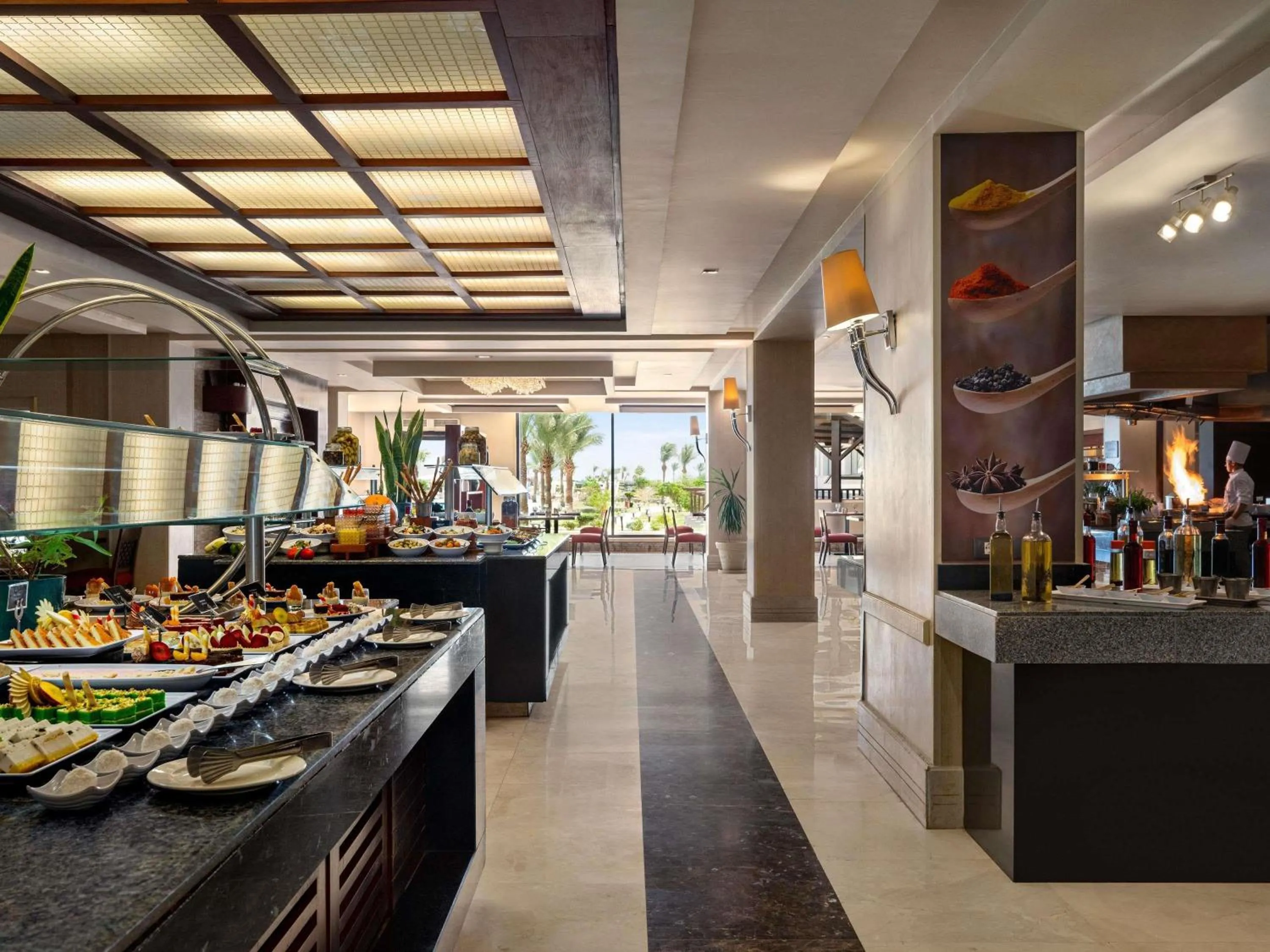 Restaurant/places to eat in Movenpick Waterpark Resort & Spa Soma Bay