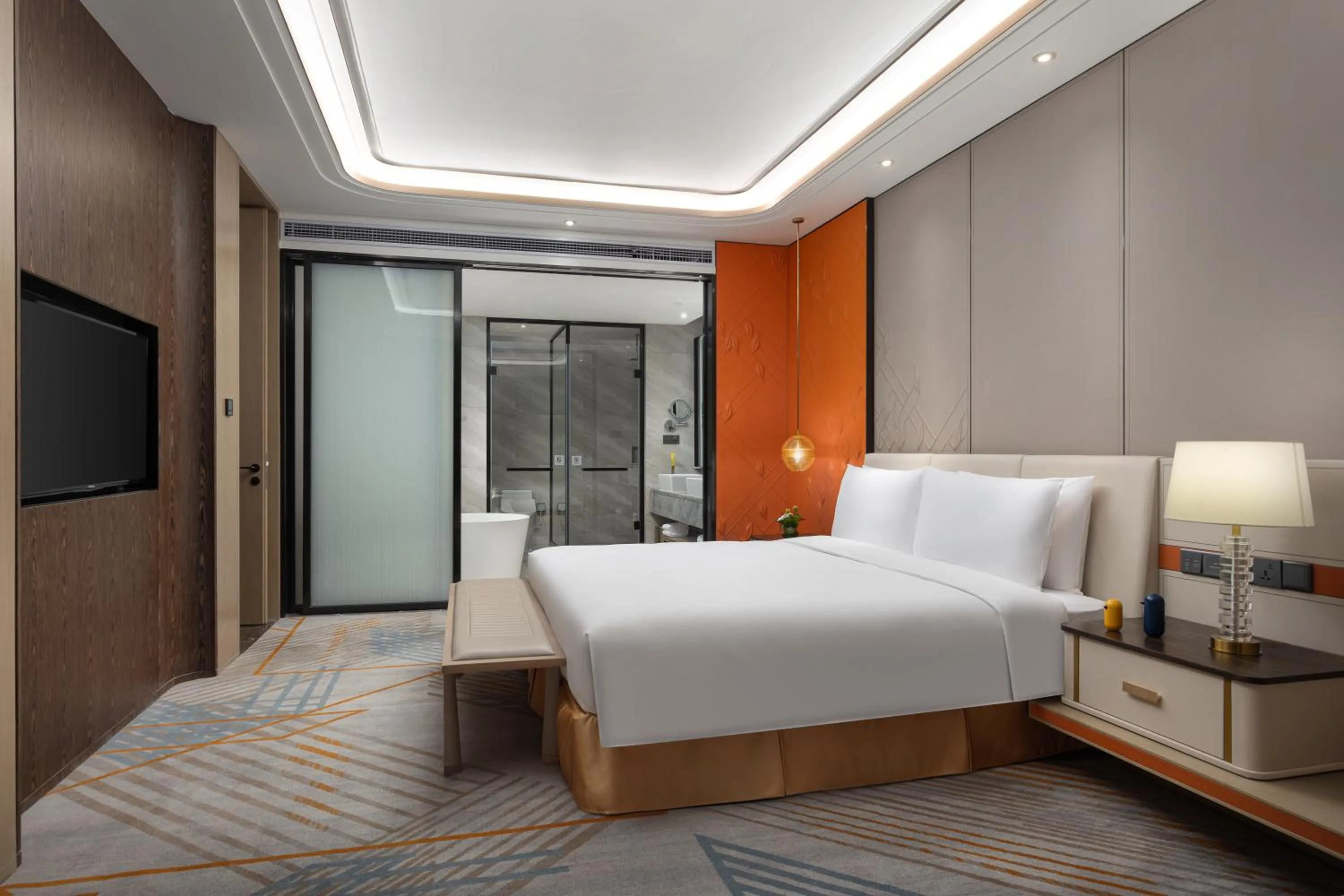 Bed in voco Shanghai Hongqiao Hub by IHG - 20 Mins drive to Shanghai Hongqiao Int'l Airport And NECC