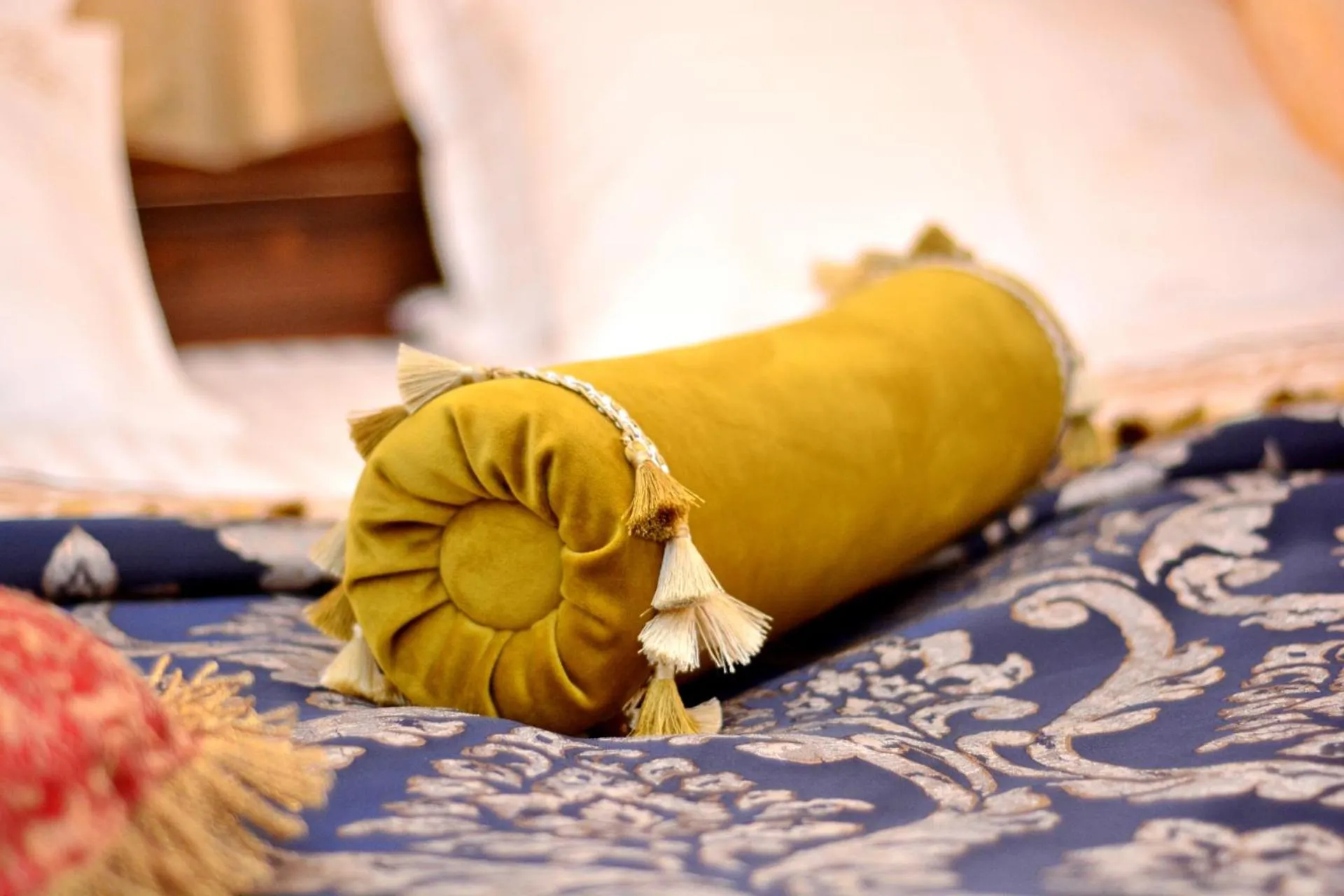Decorative detail, Bed in Casa Georgius Krauss Sighisoara