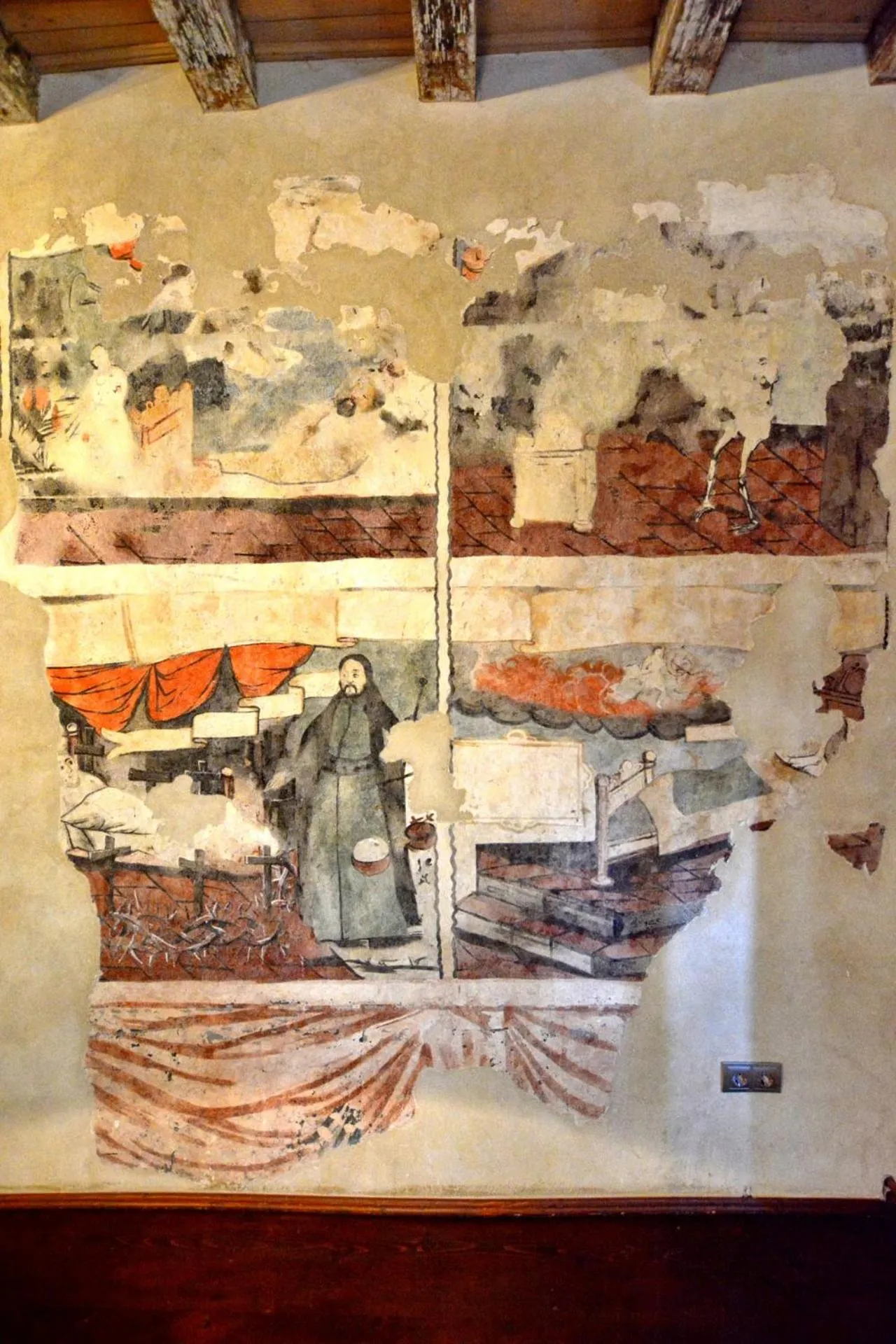 Decorative detail in Casa Georgius Krauss Sighisoara