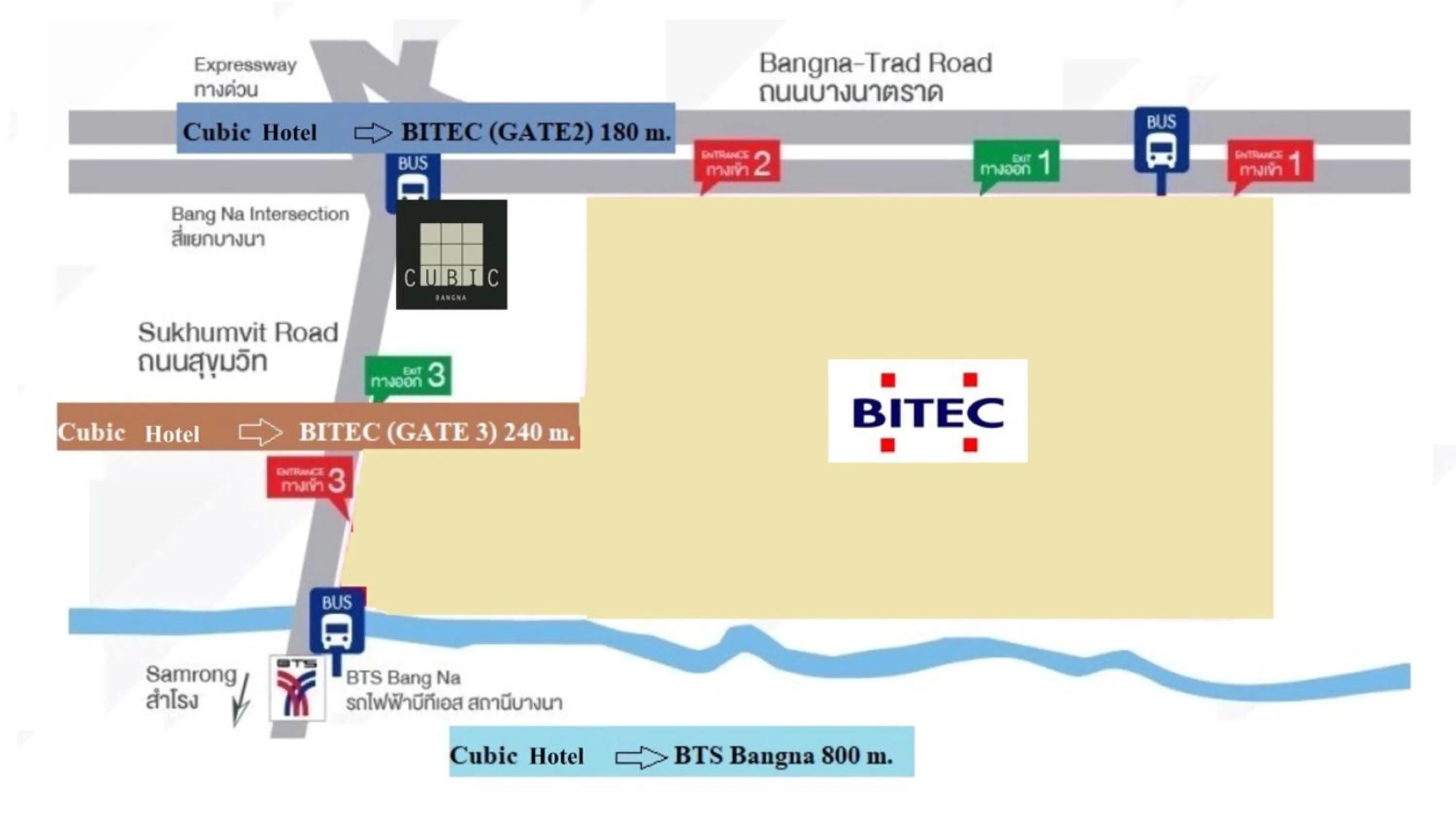 Property building in Cubic Bangna