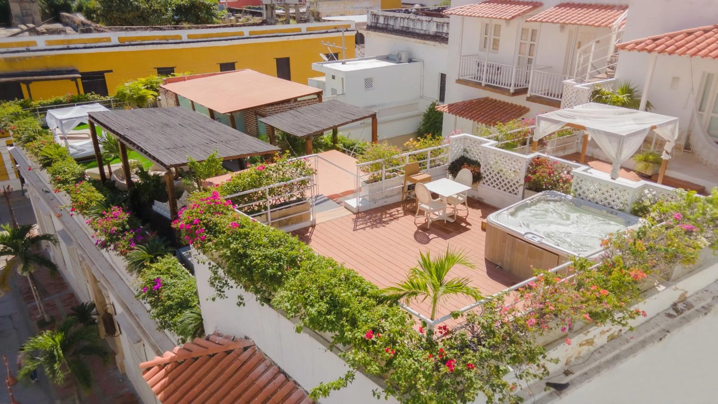Garden in Hotel Boutique Don Pepe