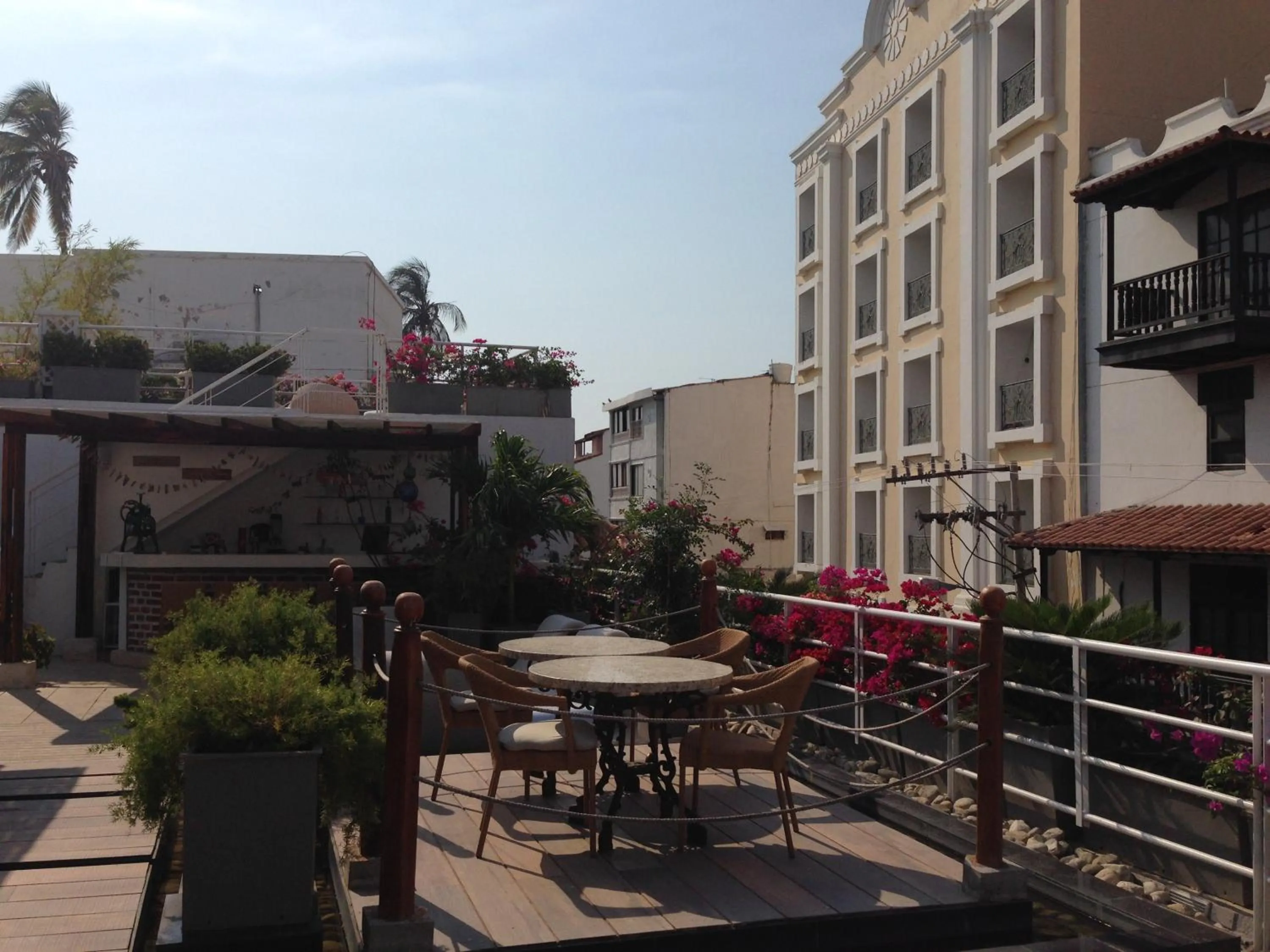 Patio in Hotel Boutique Don Pepe