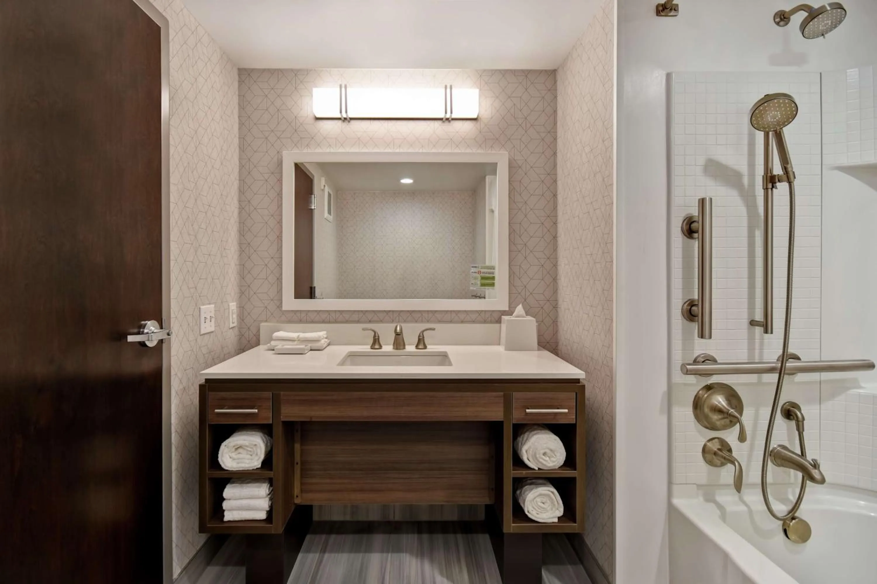 Bathroom in Home2 Suites By Hilton Taylor Detroit