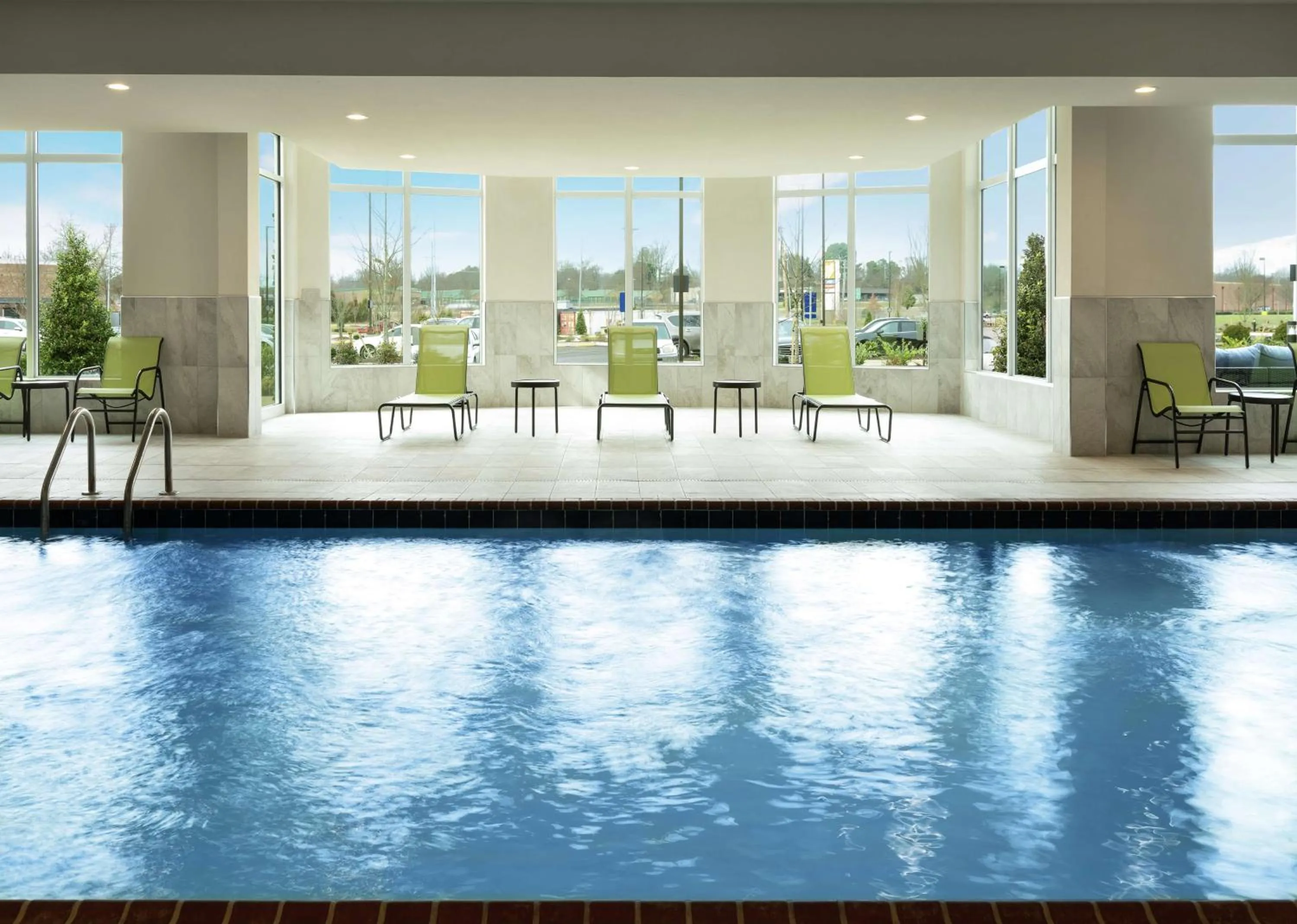 Pool view in Hilton Garden Inn Olive Branch, Ms